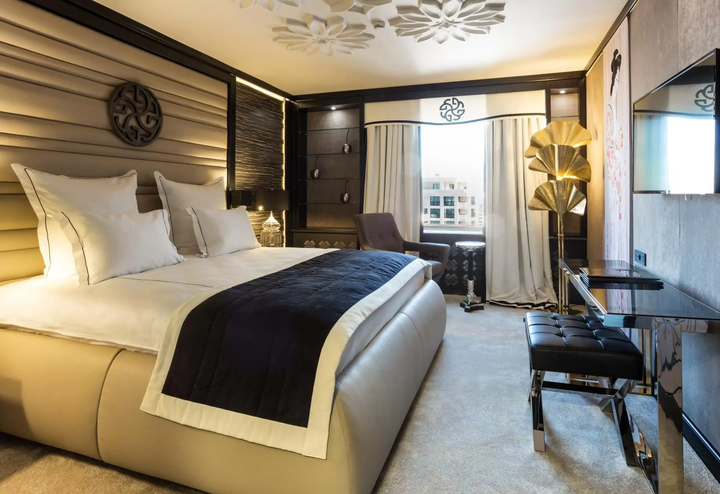 Communal lounge/ TV room, Bed in Hotel Marinela Sofia Communal lounge/ TV room, Bed in Hotel Marinela Sofia