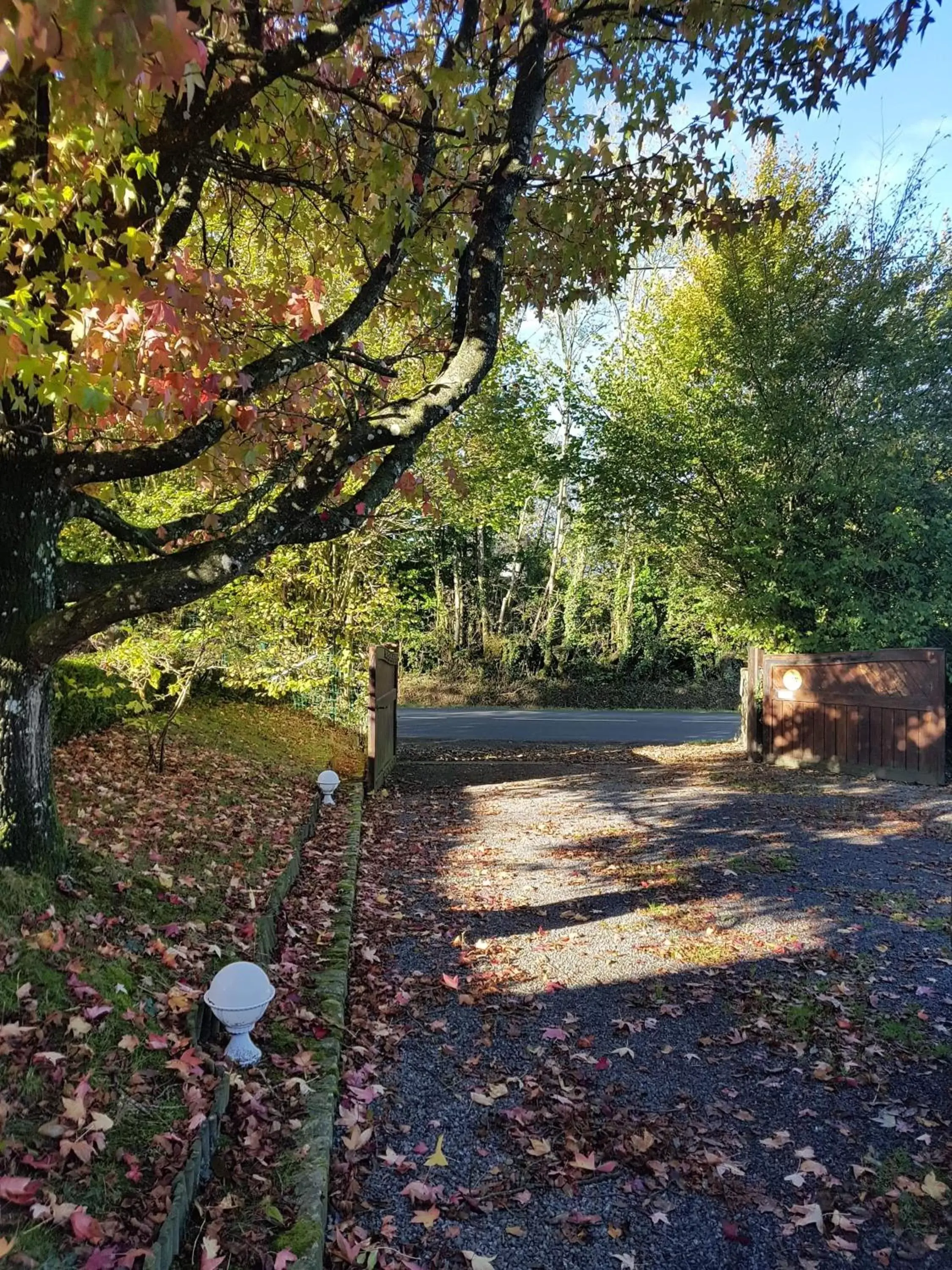 Autumn, Garden in Bed and Breakfast Saultchevreuil, au Mont Saint Michel