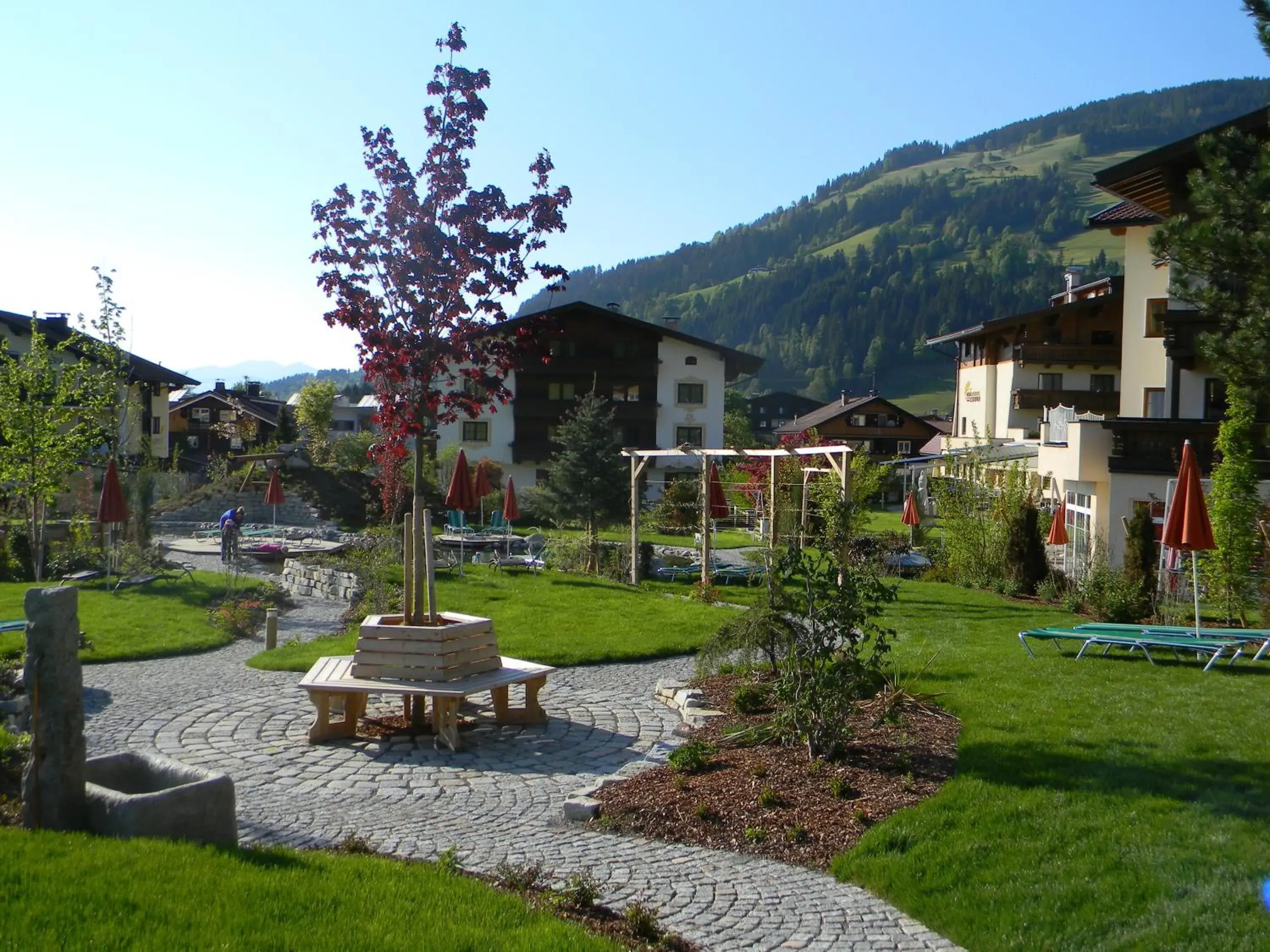 Garden, Property Building in Landhotel Schermer