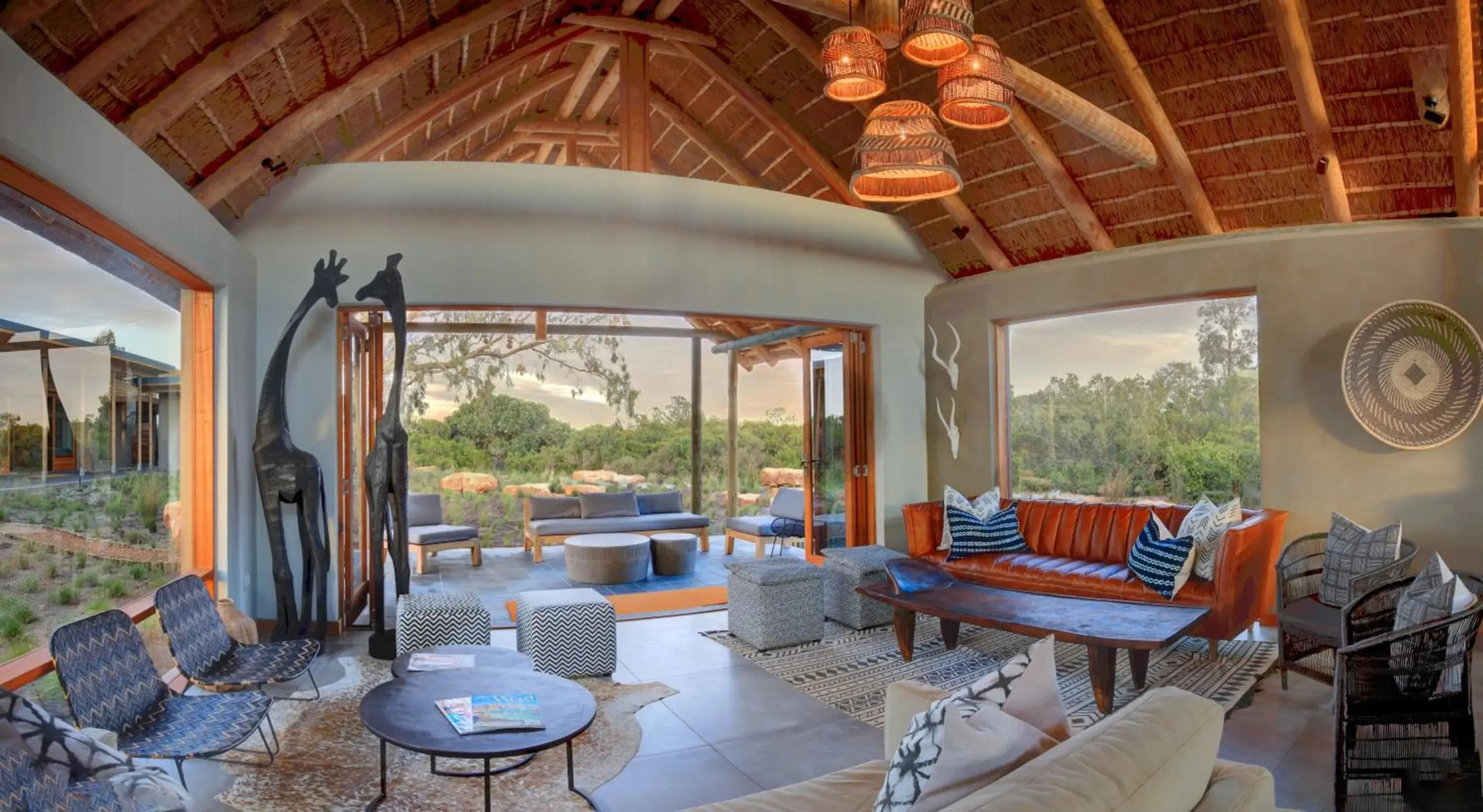 Seating Area in Garden Route Game Lodge