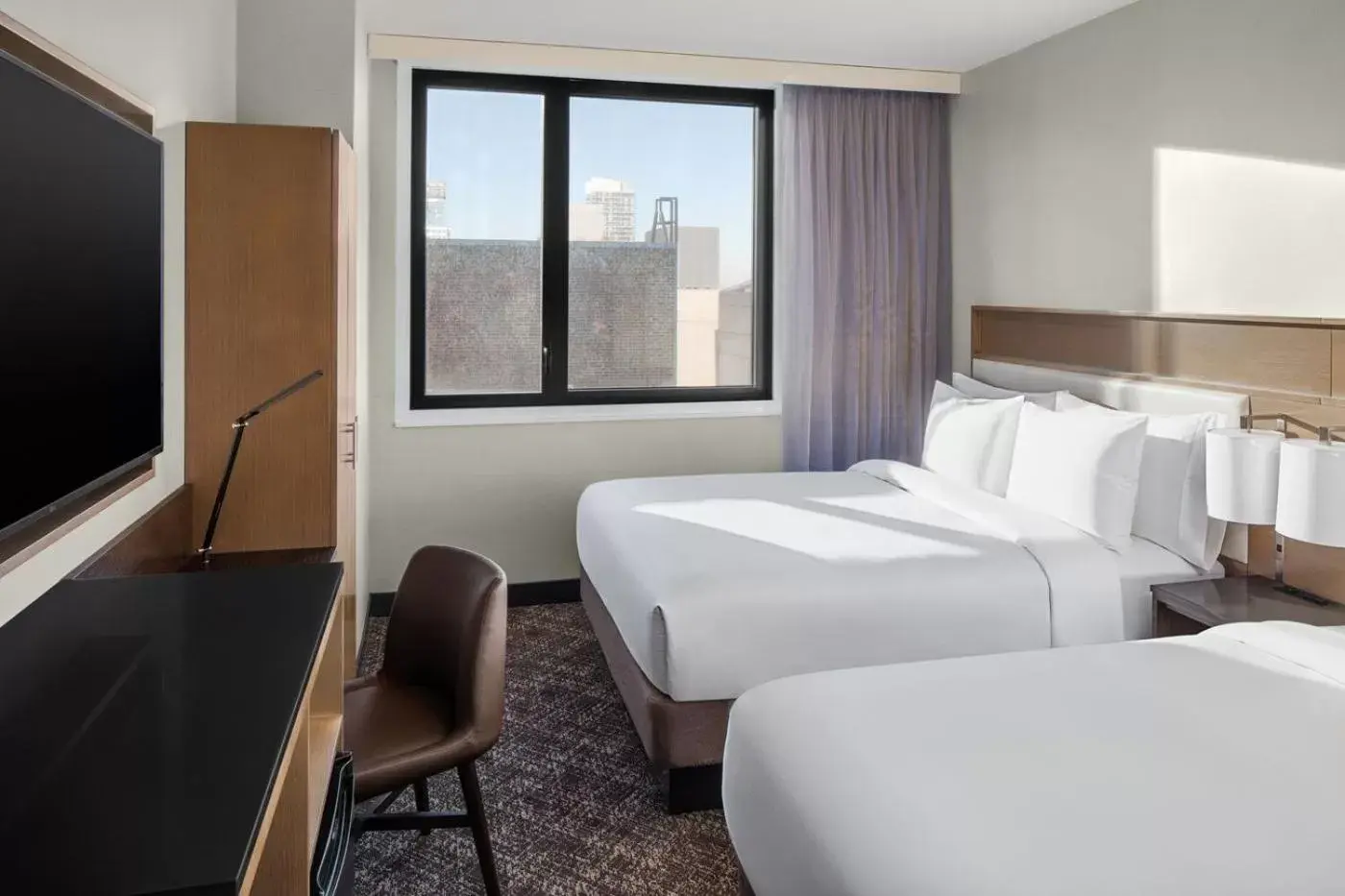 Double Room with Two Double Beds and Roll-In Shower - Mobility Accessible in DoubleTree by Hilton New York Times Square South
