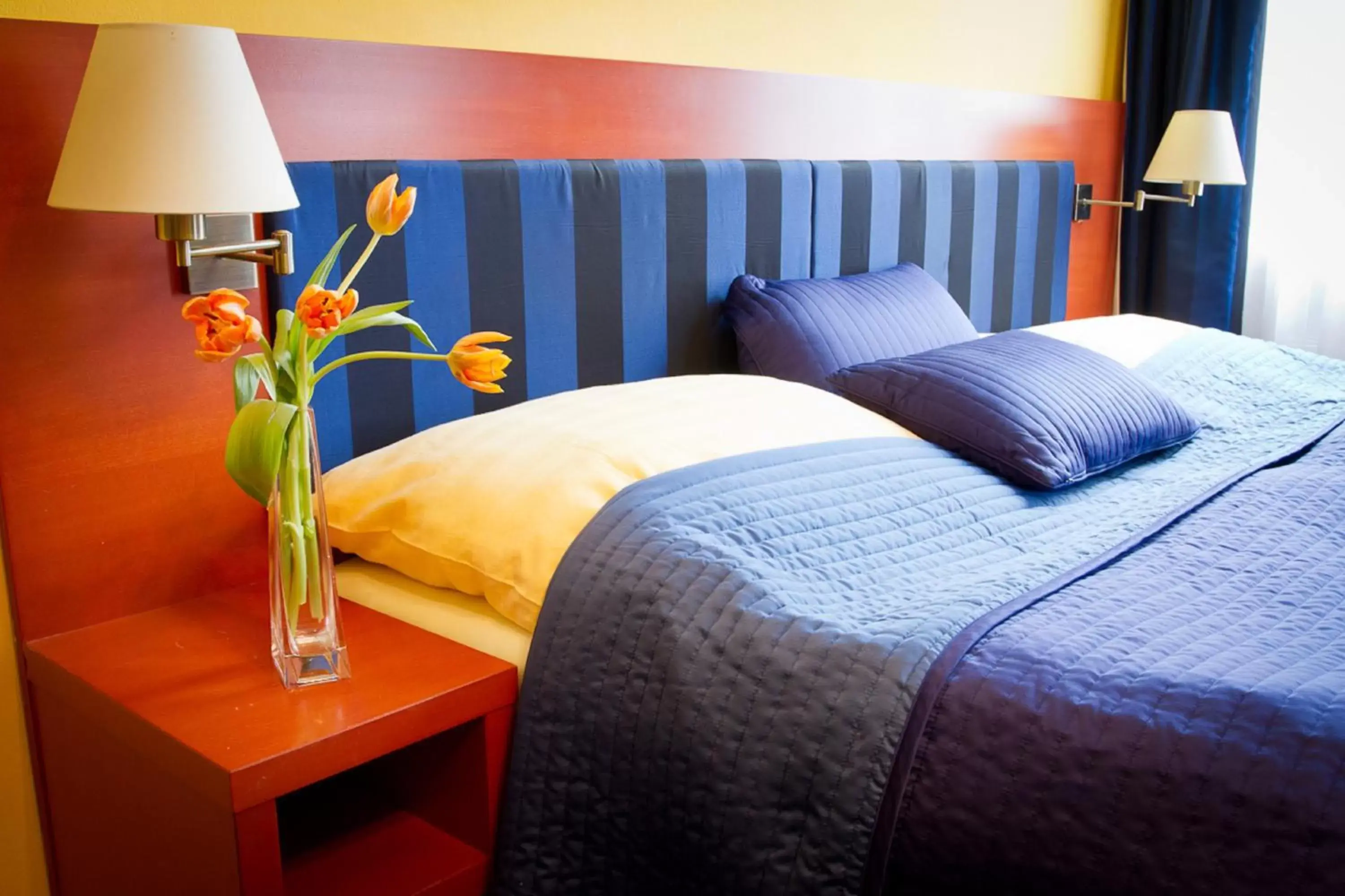 Bed in Hotel Arte