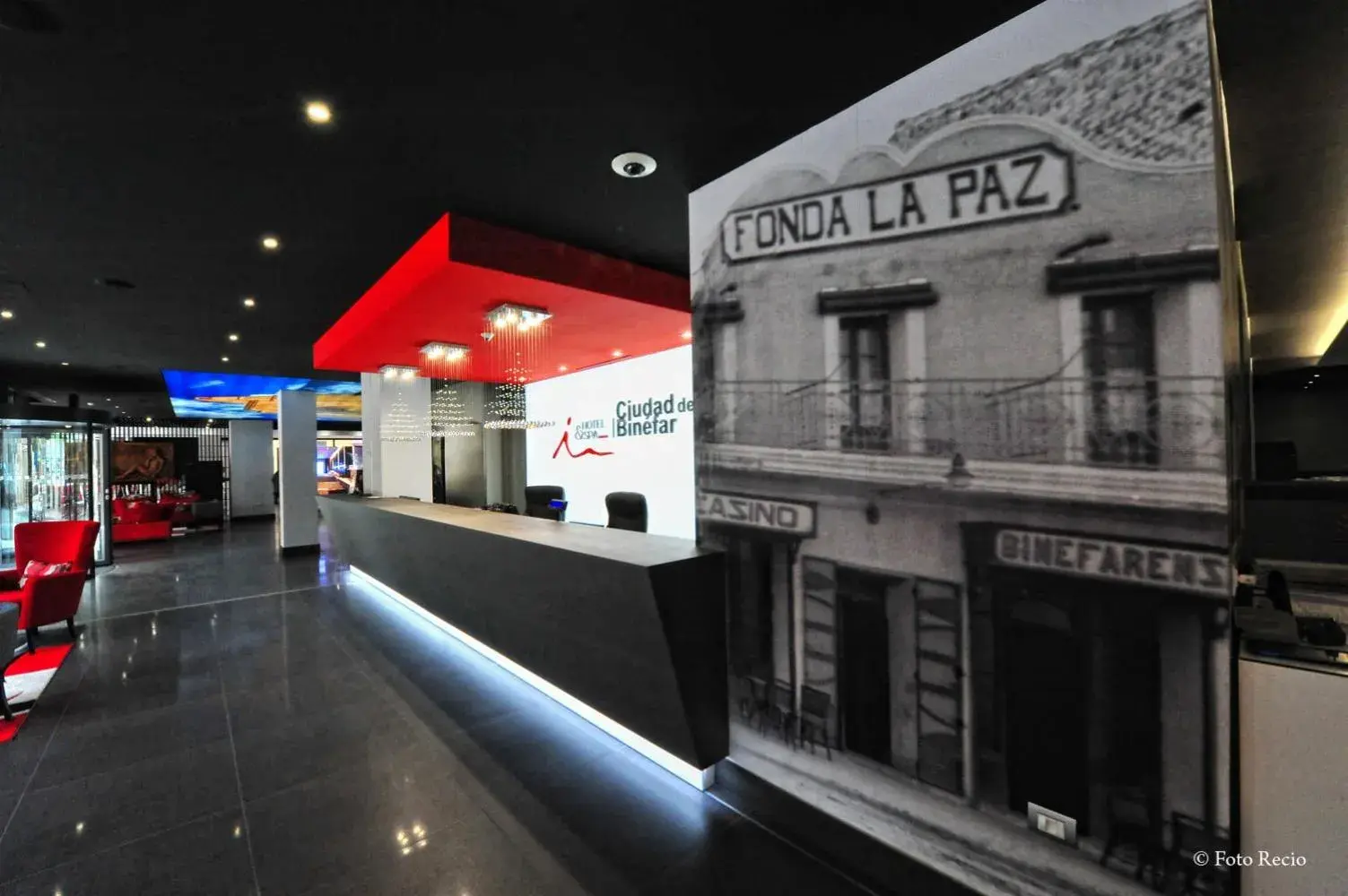 Lobby or reception, Property Building in Hotel & Spa Ciudad de Bin¿r