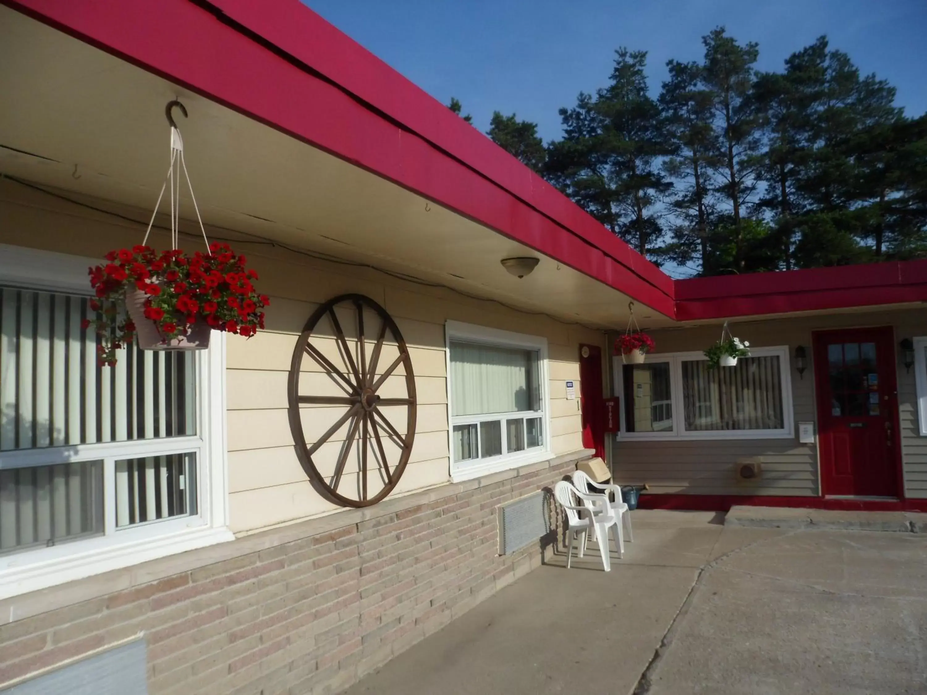 Property Building in The Silver Birch Motel