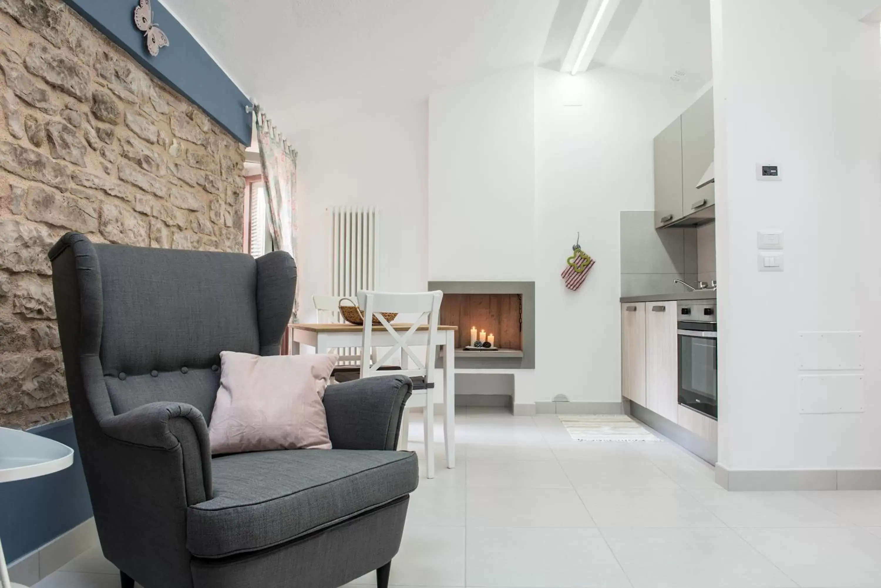 Kitchen or kitchenette, Seating Area in La Residenza Dei Cappuccini