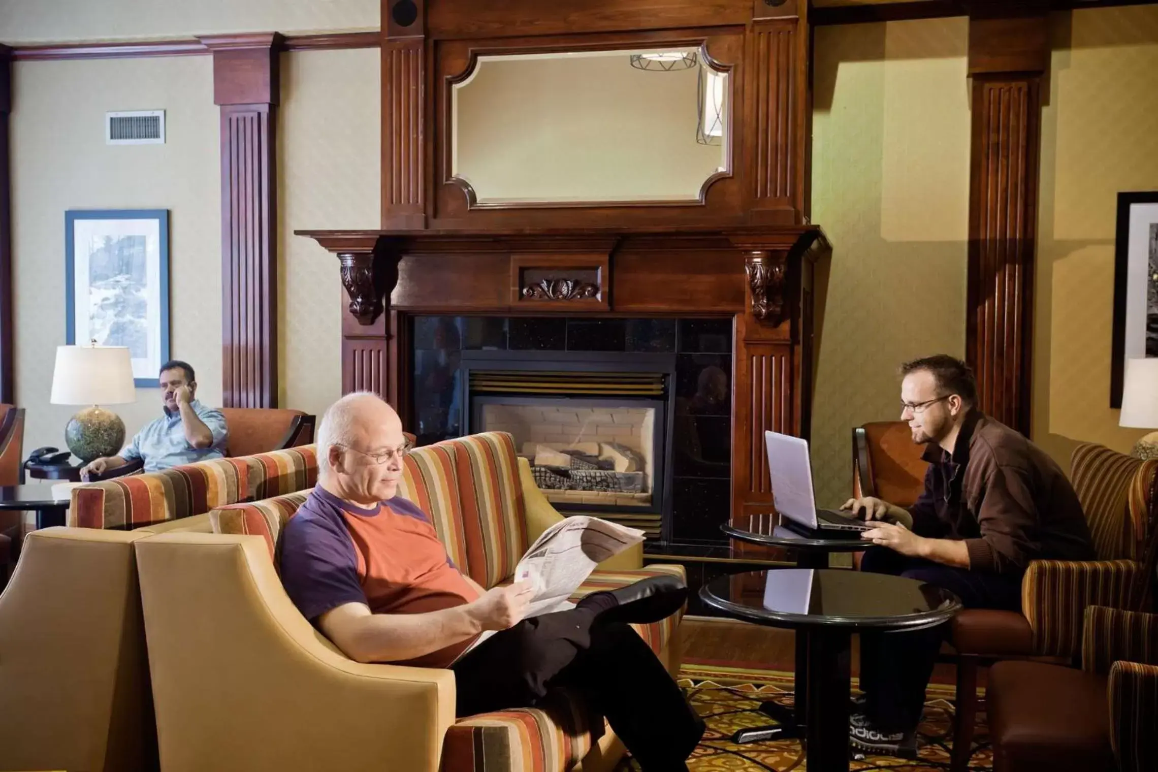 Lobby or reception in Hampton Inn & Suites Salt Lake City Airport