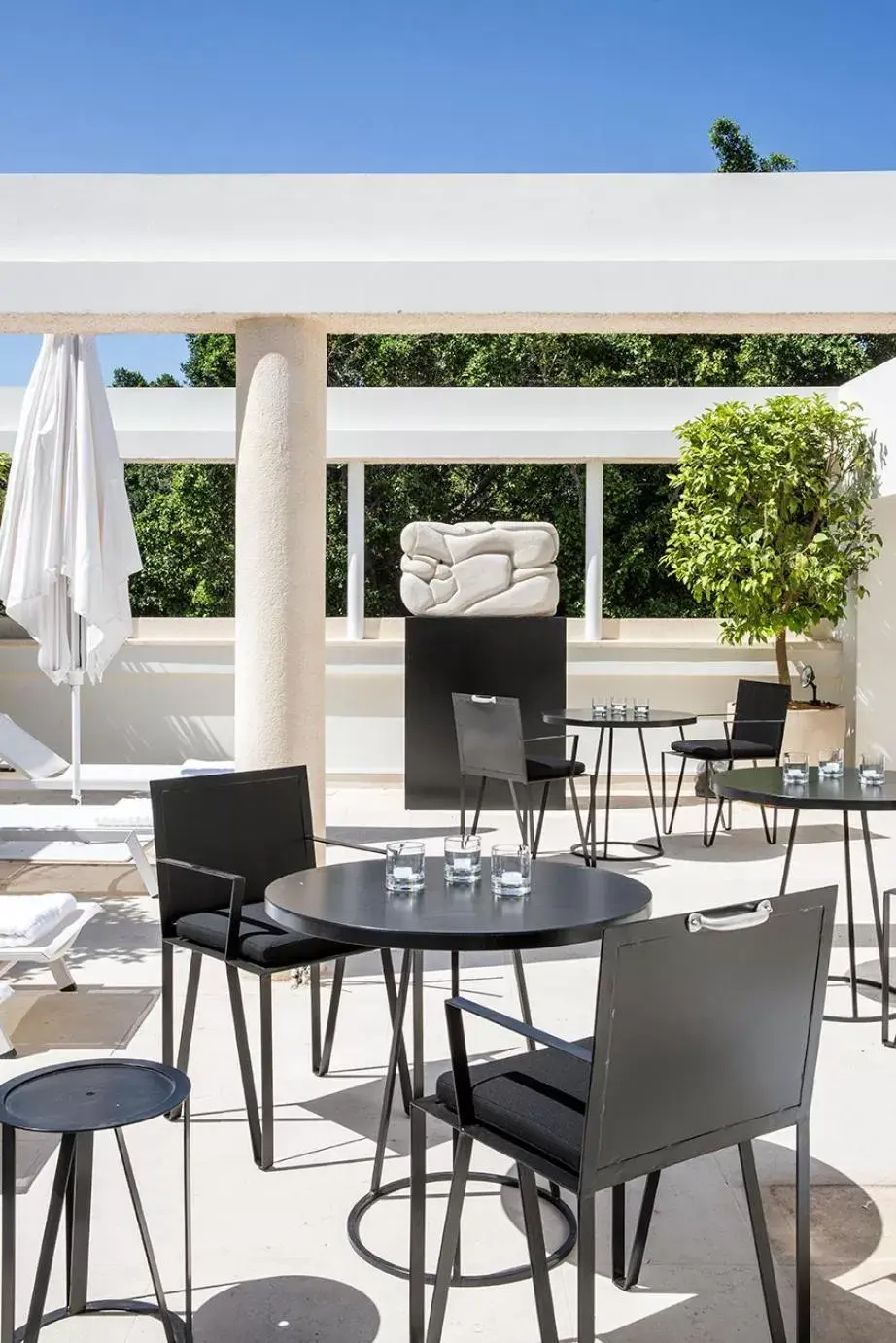 Balcony/Terrace in White Villa Tel Aviv Hotel