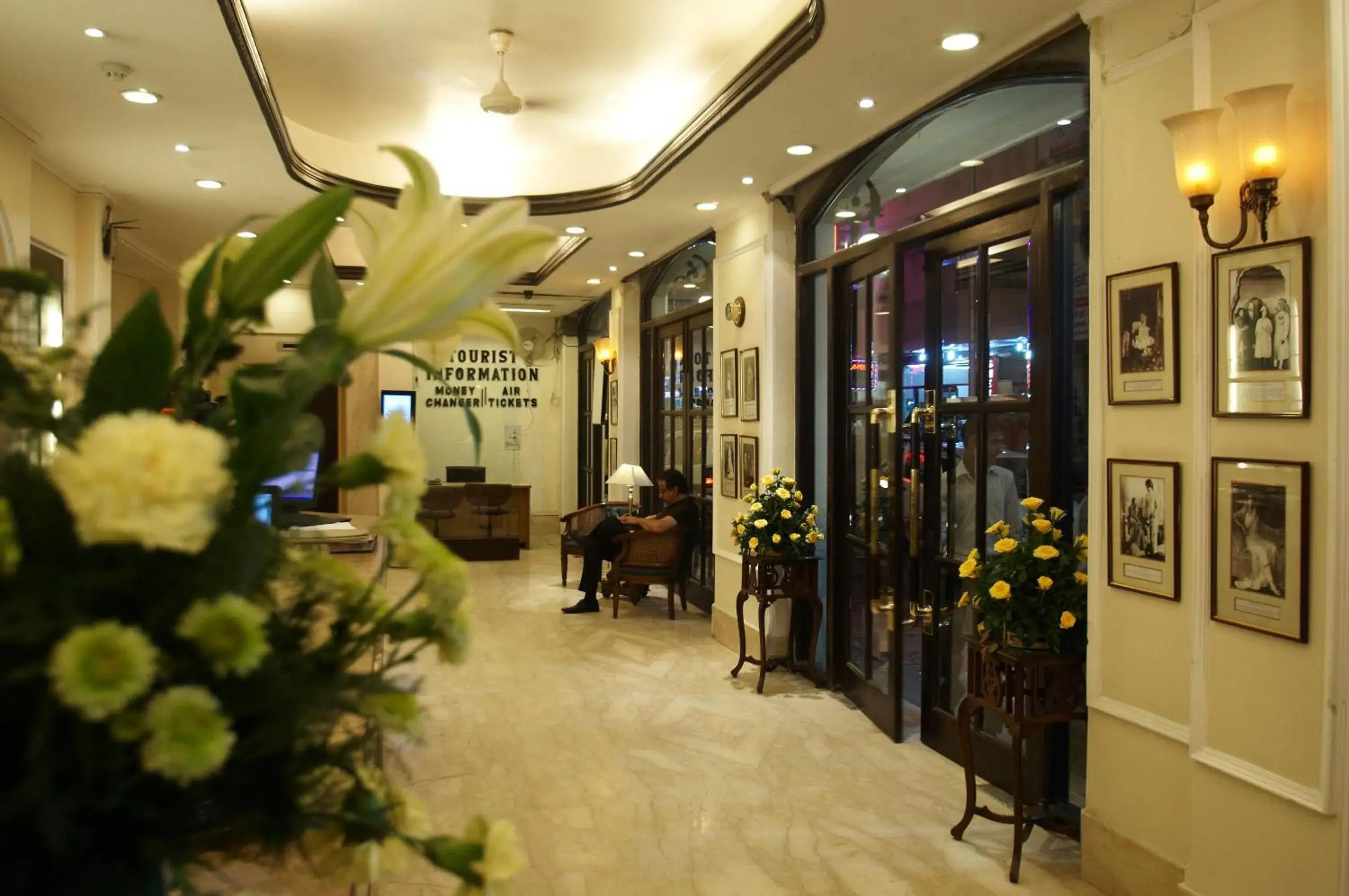 Lobby or reception in Hotel Ajanta