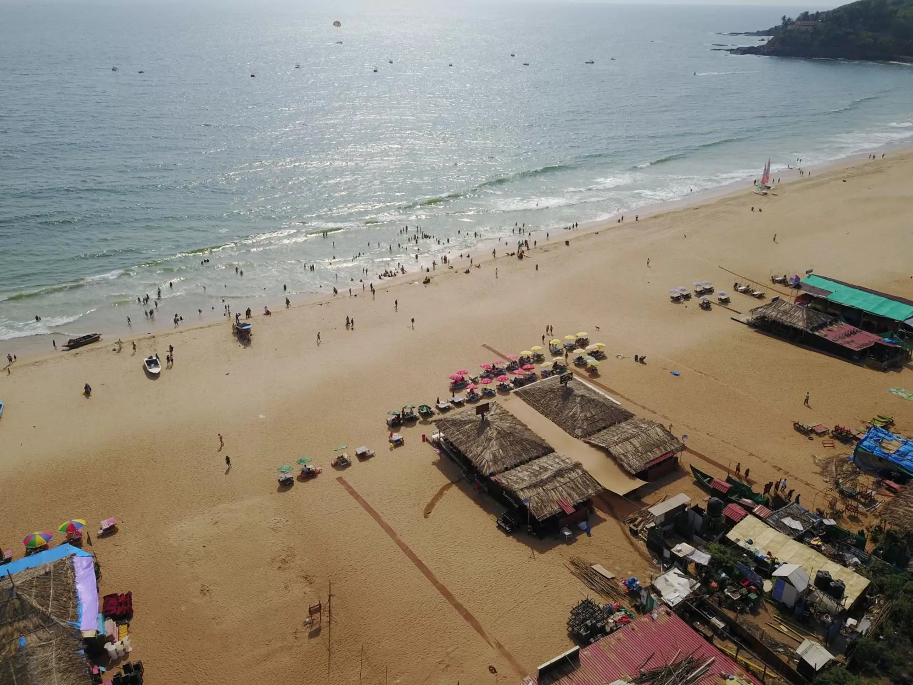 Beach, Bird's-eye View in Fiesta Beach Resort