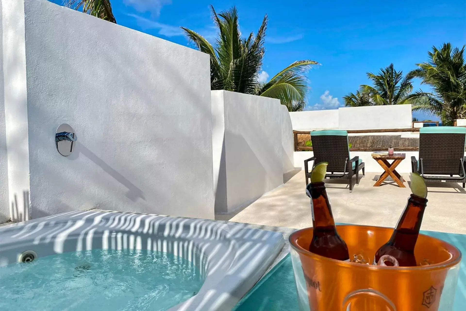 Hot Tub in Cabanas Tulum- Beach Hotel & Spa