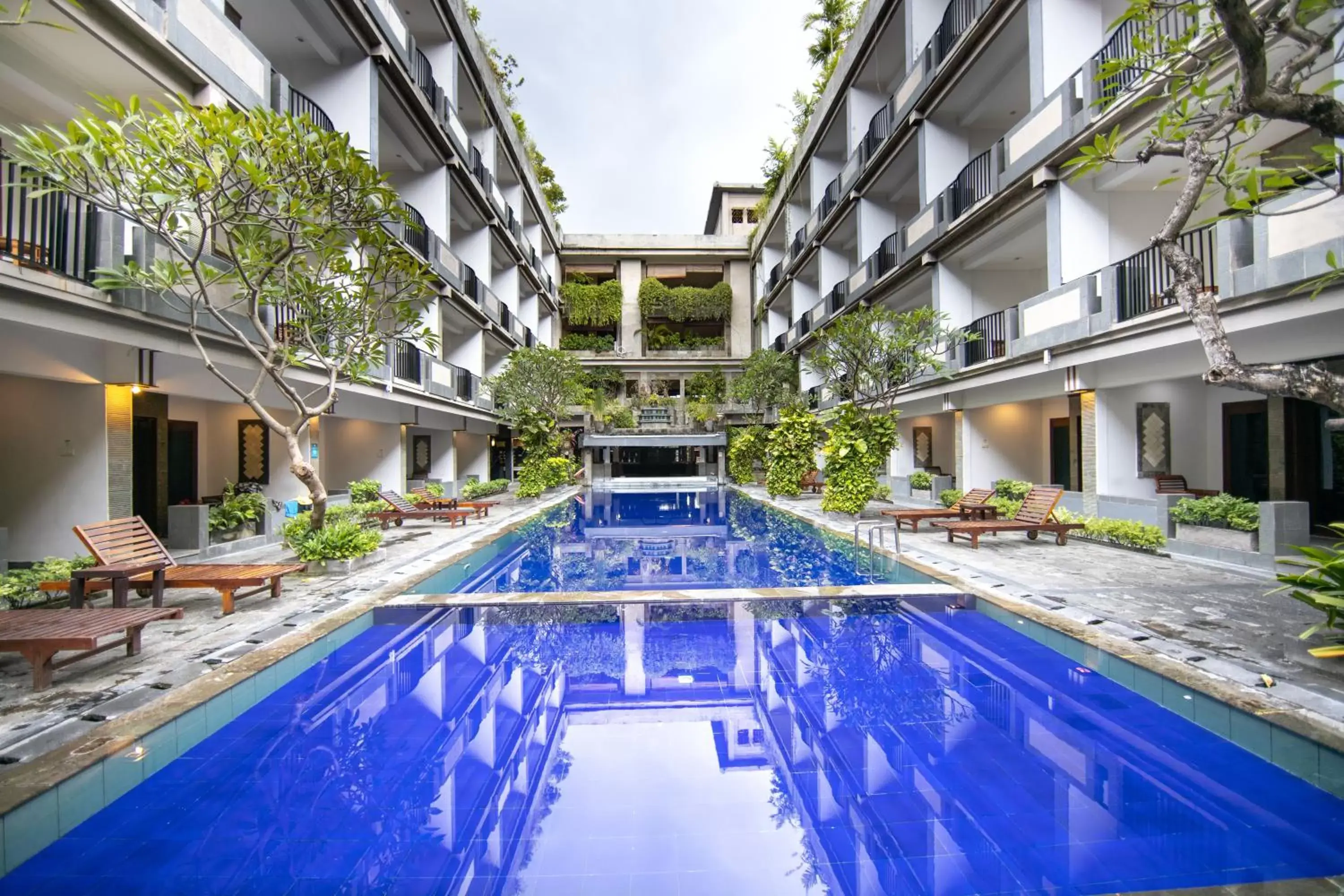 Property building, Swimming Pool in Champlung Mas Hotel Legian, Kuta