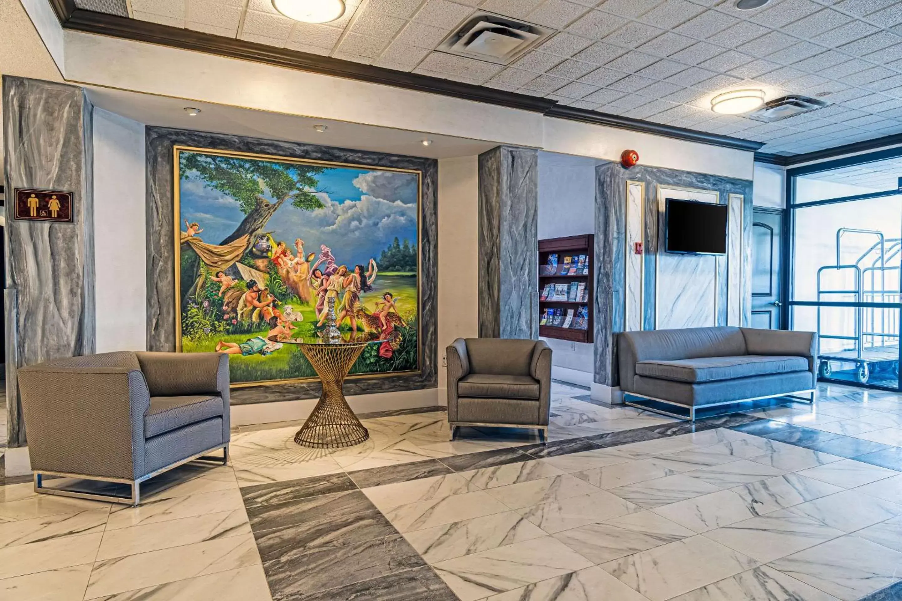 Lobby or reception in Quality Inn Halifax Airport