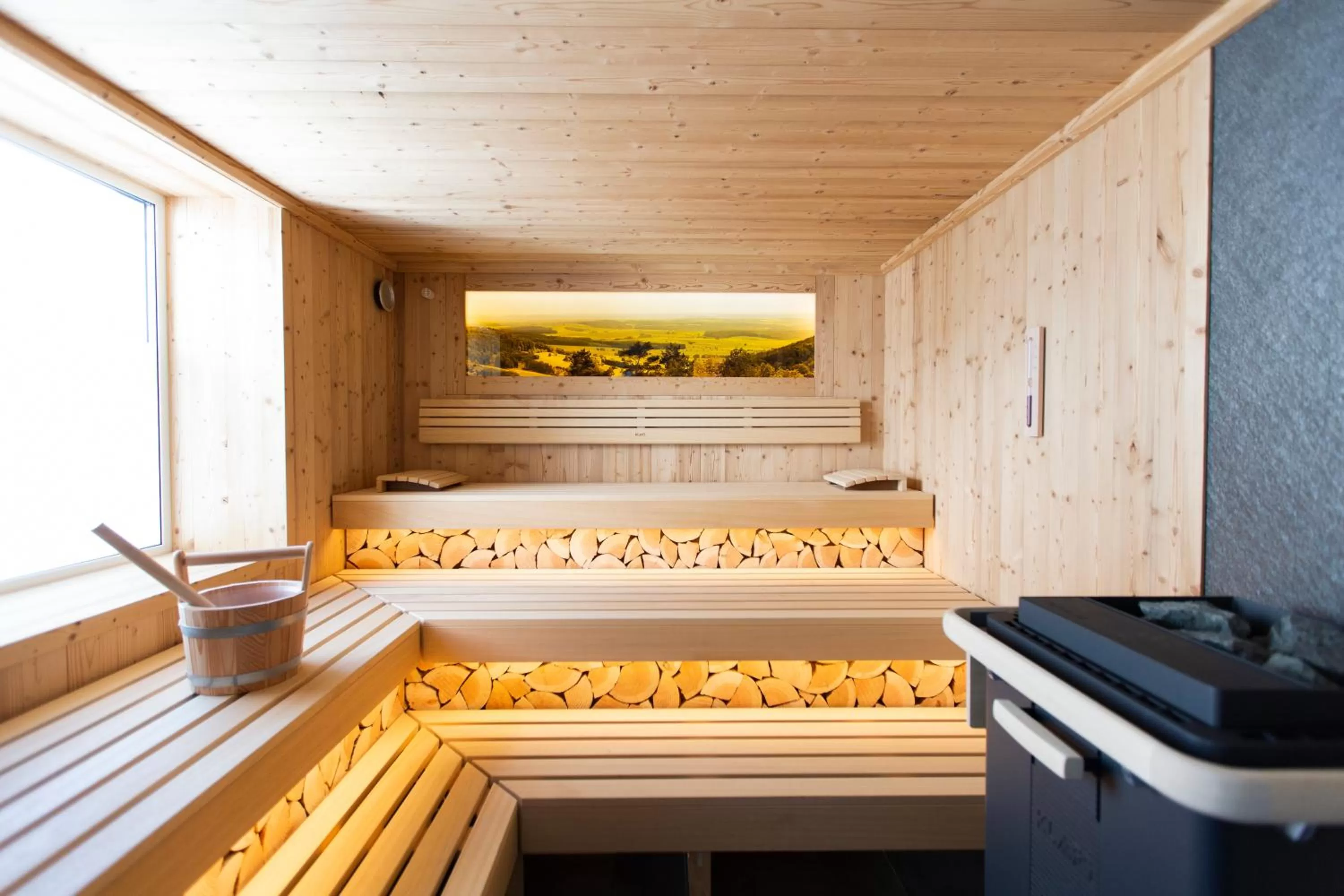 Sauna in Stadthotel Lichtenfels