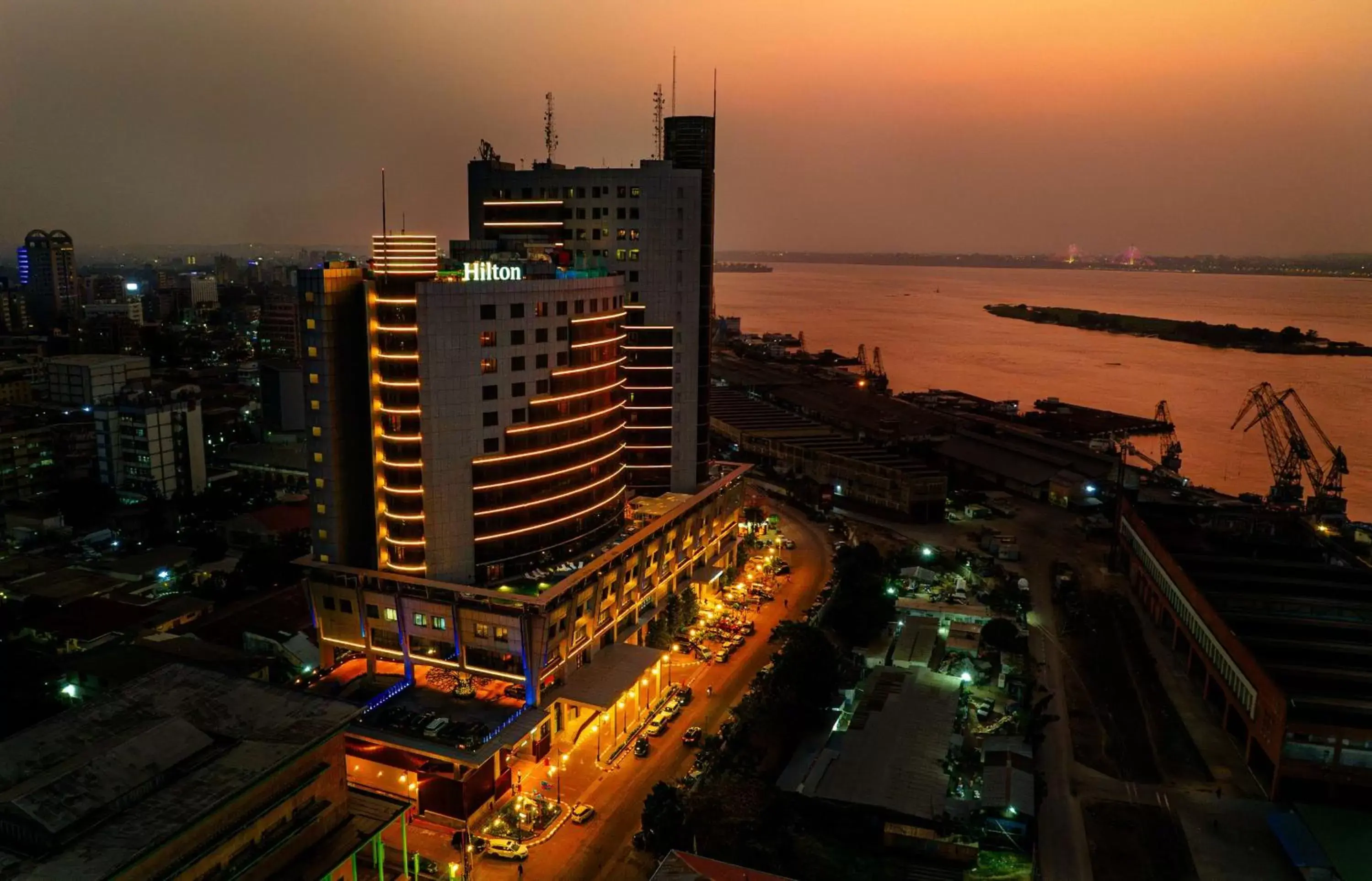 Property building in Hilton Kinshasa