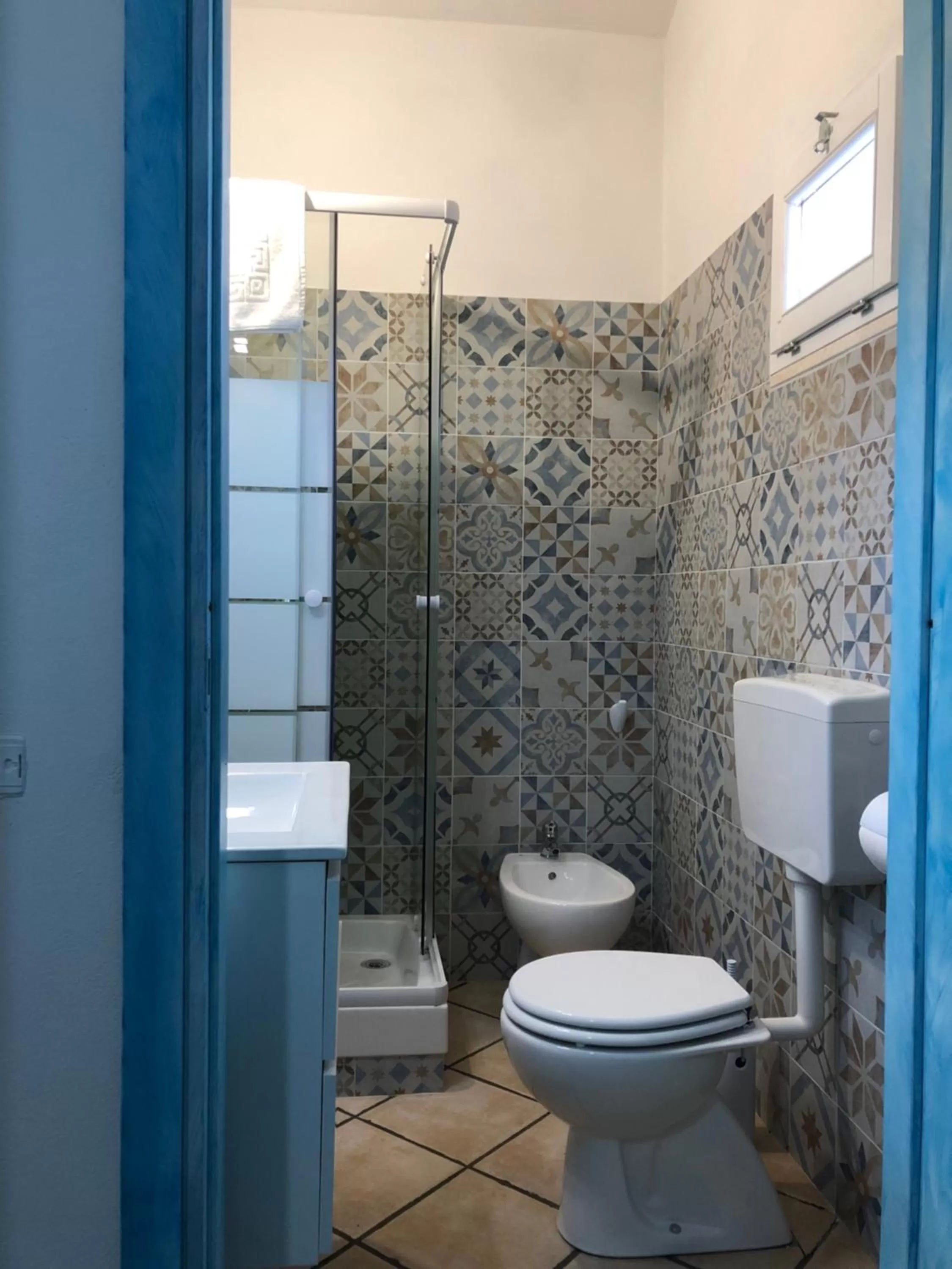 Shower, Bathroom in b&b le terre cotte
