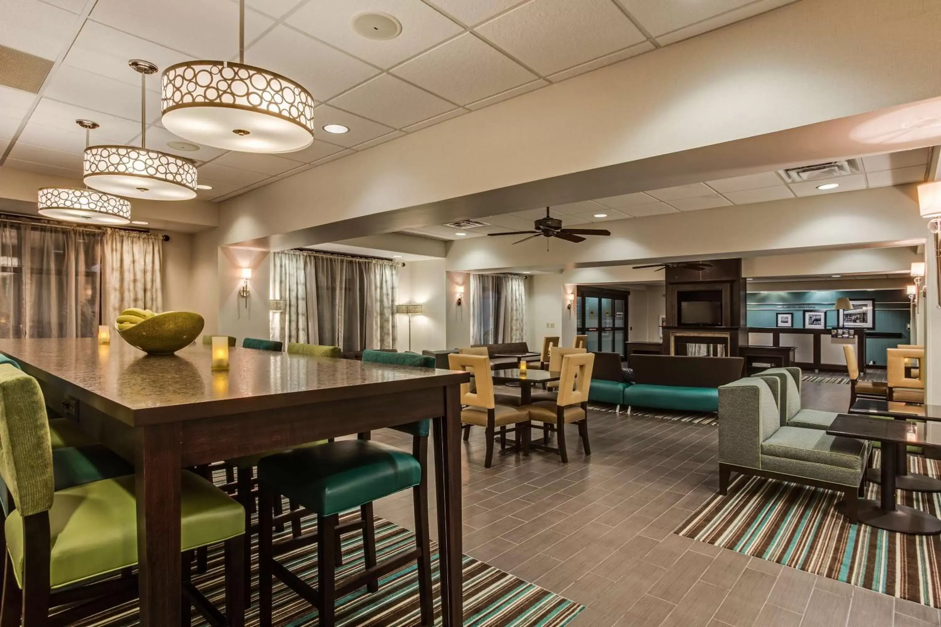 Lobby or reception, Restaurant/Places to Eat in Hampton Inn Clearfield