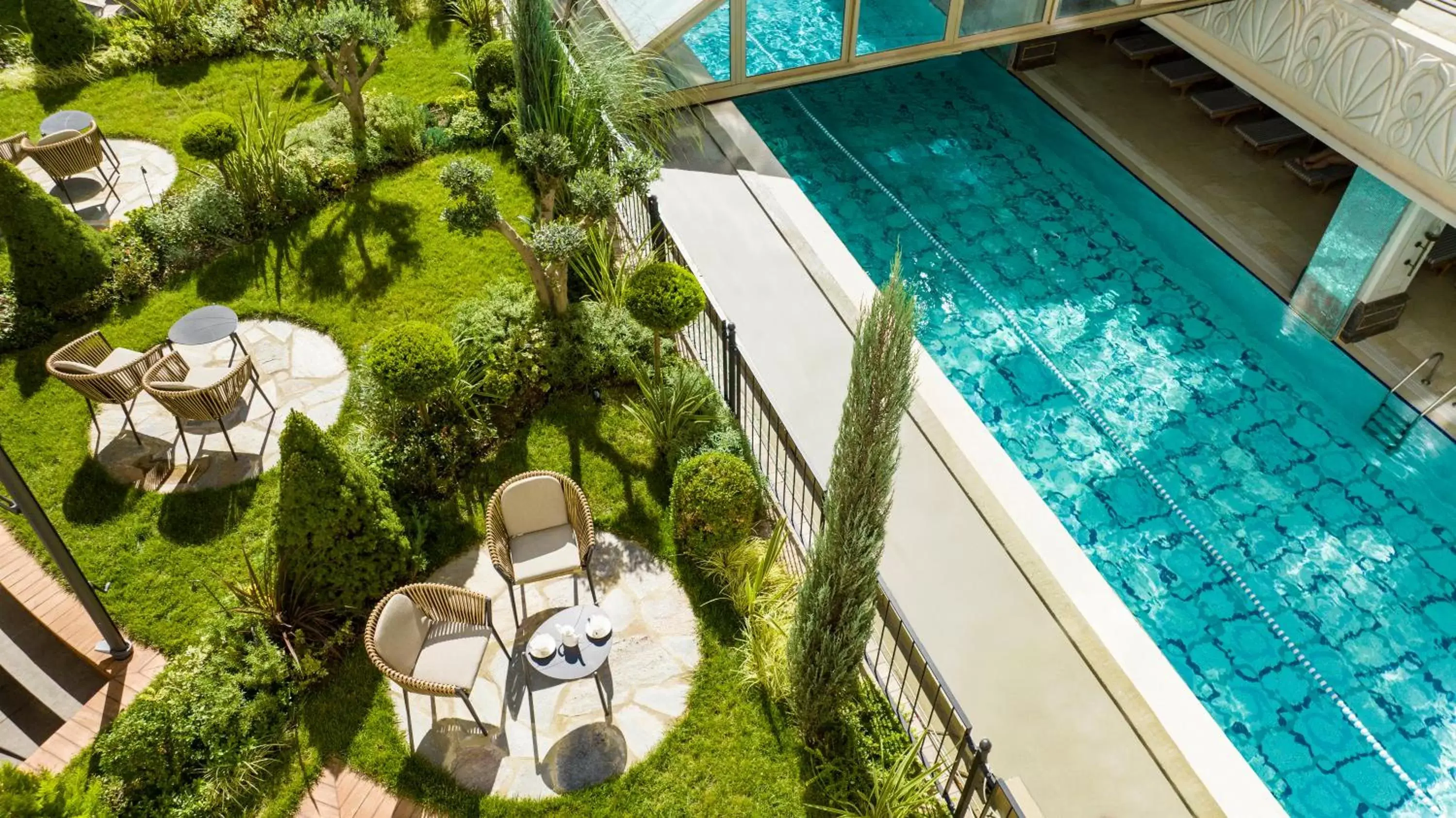 Garden view, Pool View in CVK Park Bosphorus Hotel Istanbul