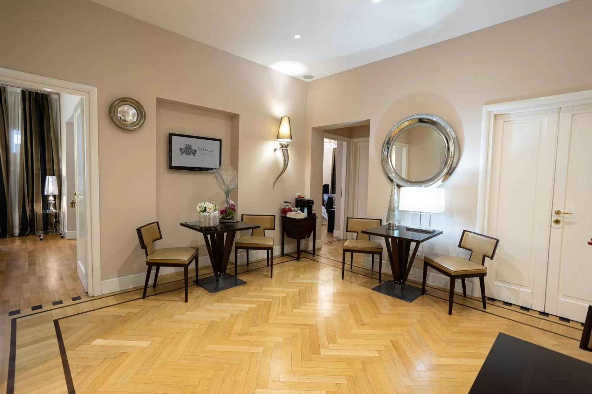 Living room in Cardilli Luxury Rooms