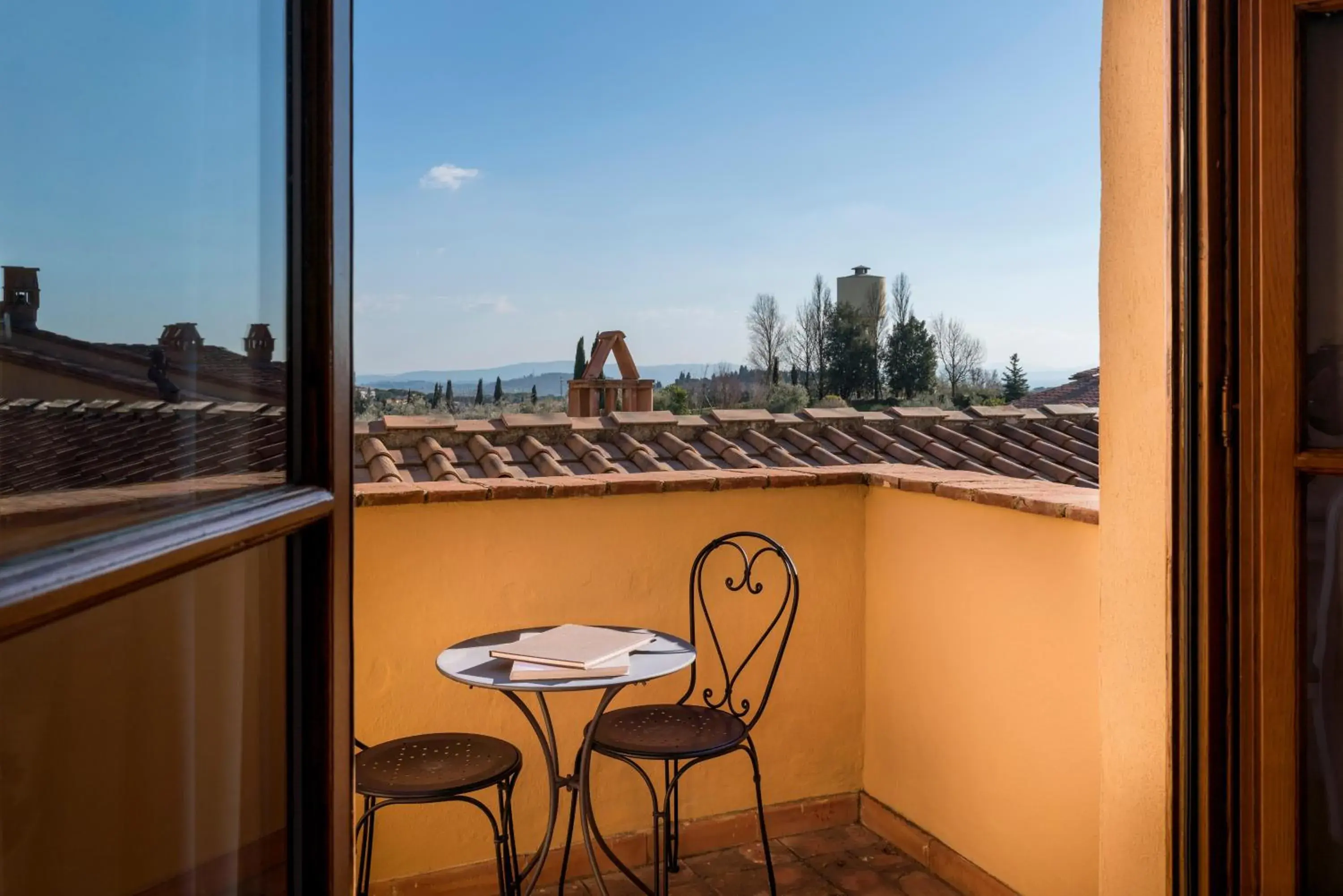 View (from property/room), Balcony/Terrace in Hotel Borgo Di Cortefreda