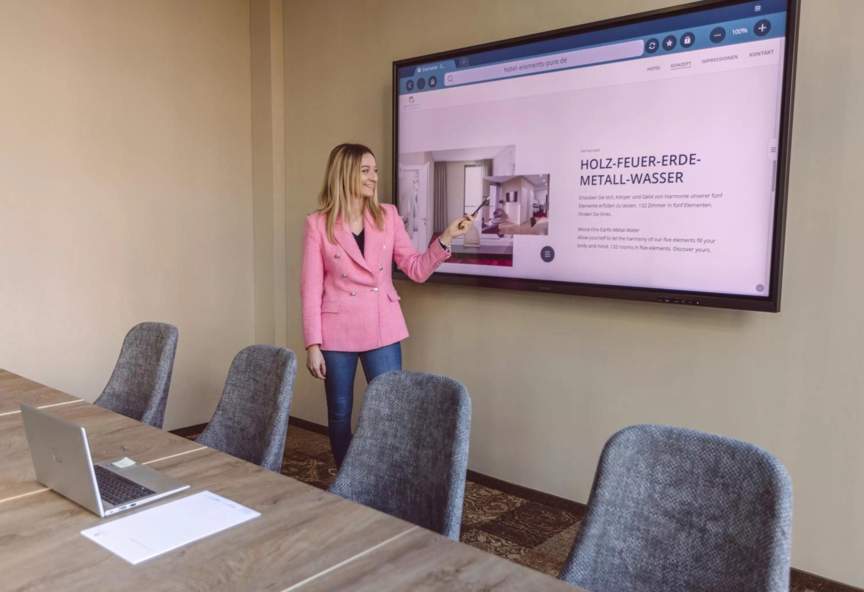 Meeting/conference room in Hotel Libertas elements pure