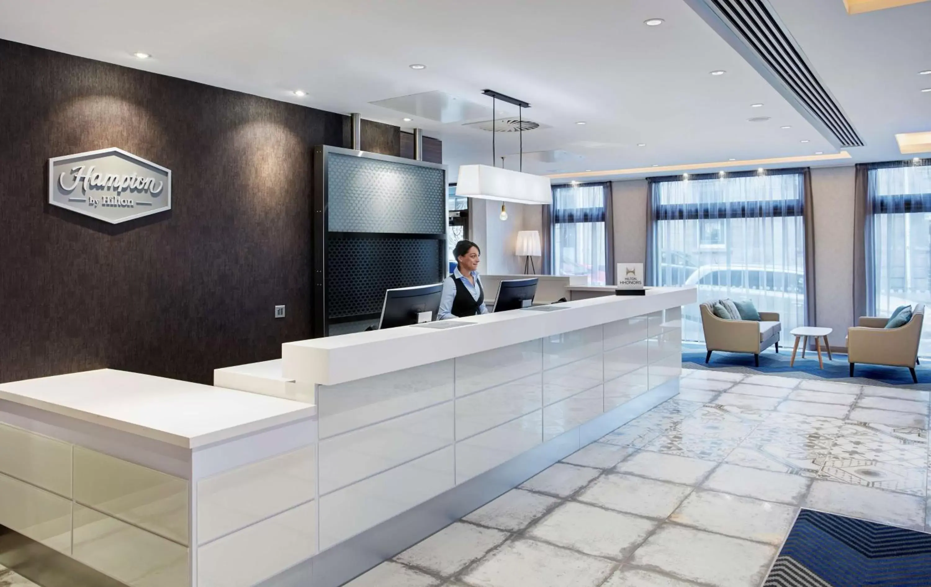 Lobby or reception, Lobby/Reception in Hampton by Hilton Glasgow Central