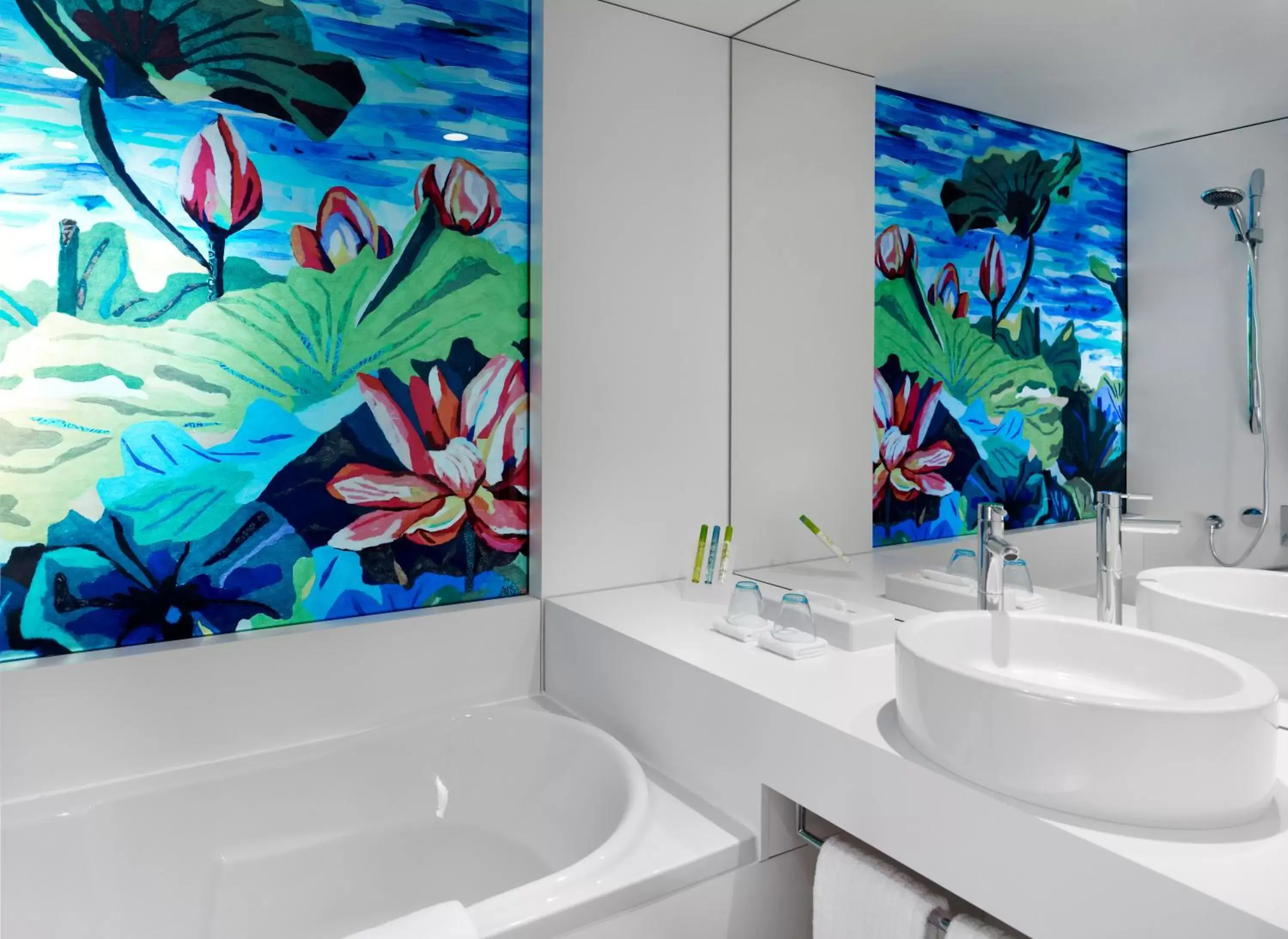 Bathroom in art'otel cologne, Powered by Radisson Hotels