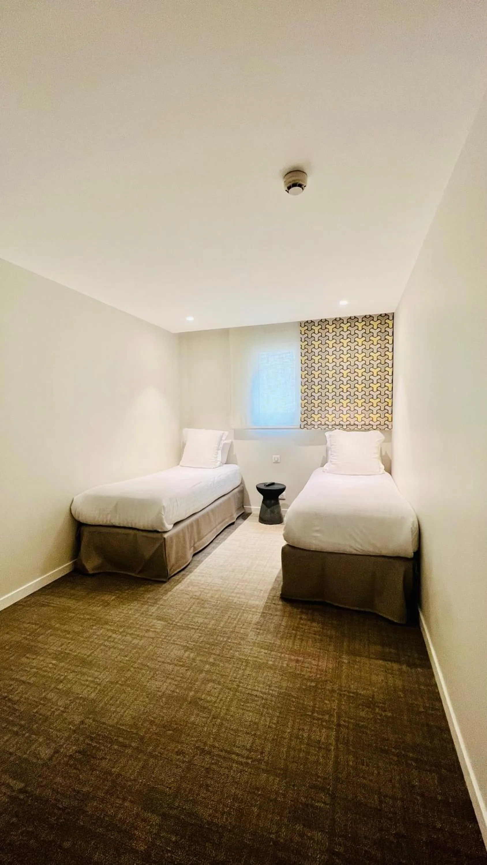 Photo of the whole room, Bed in Hotel du Pin Nice Port