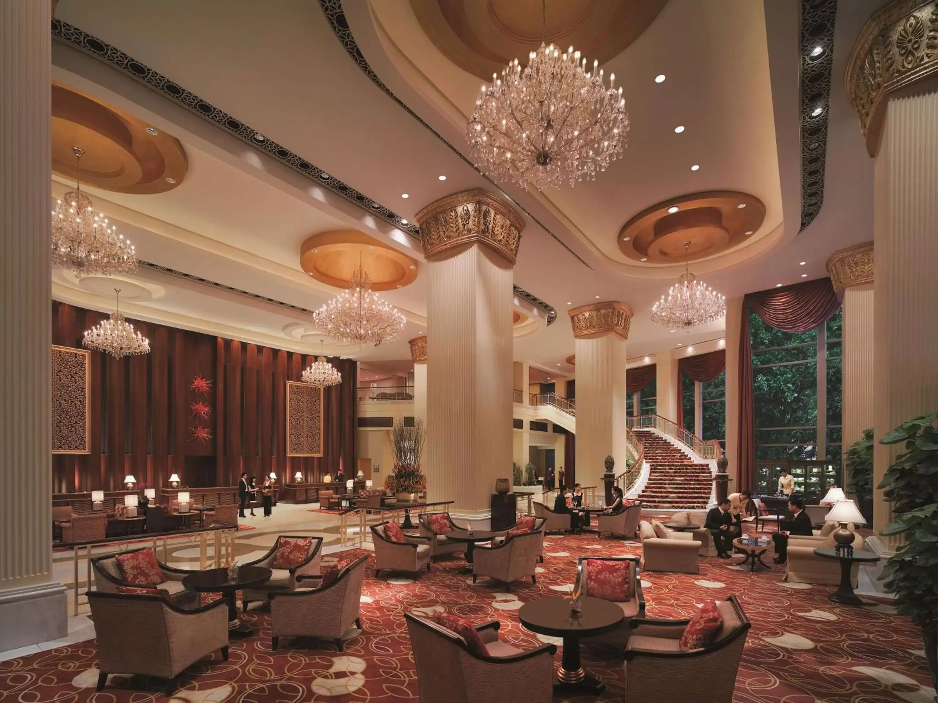 Lobby or reception, Restaurant/Places to Eat in Shangri-La Fuzhou