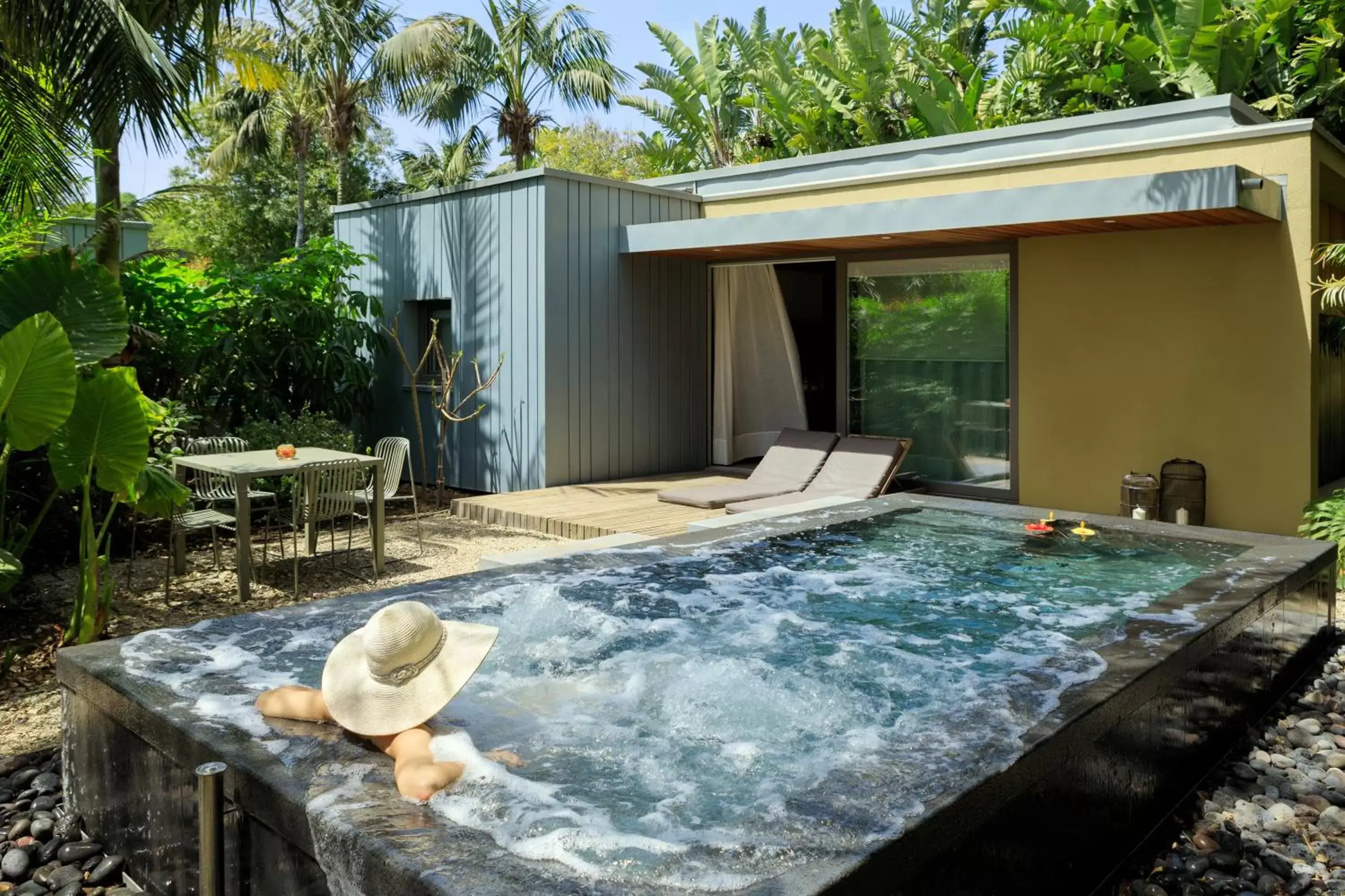 Solarium, Swimming Pool in Donna Carmela Resort & Lodges