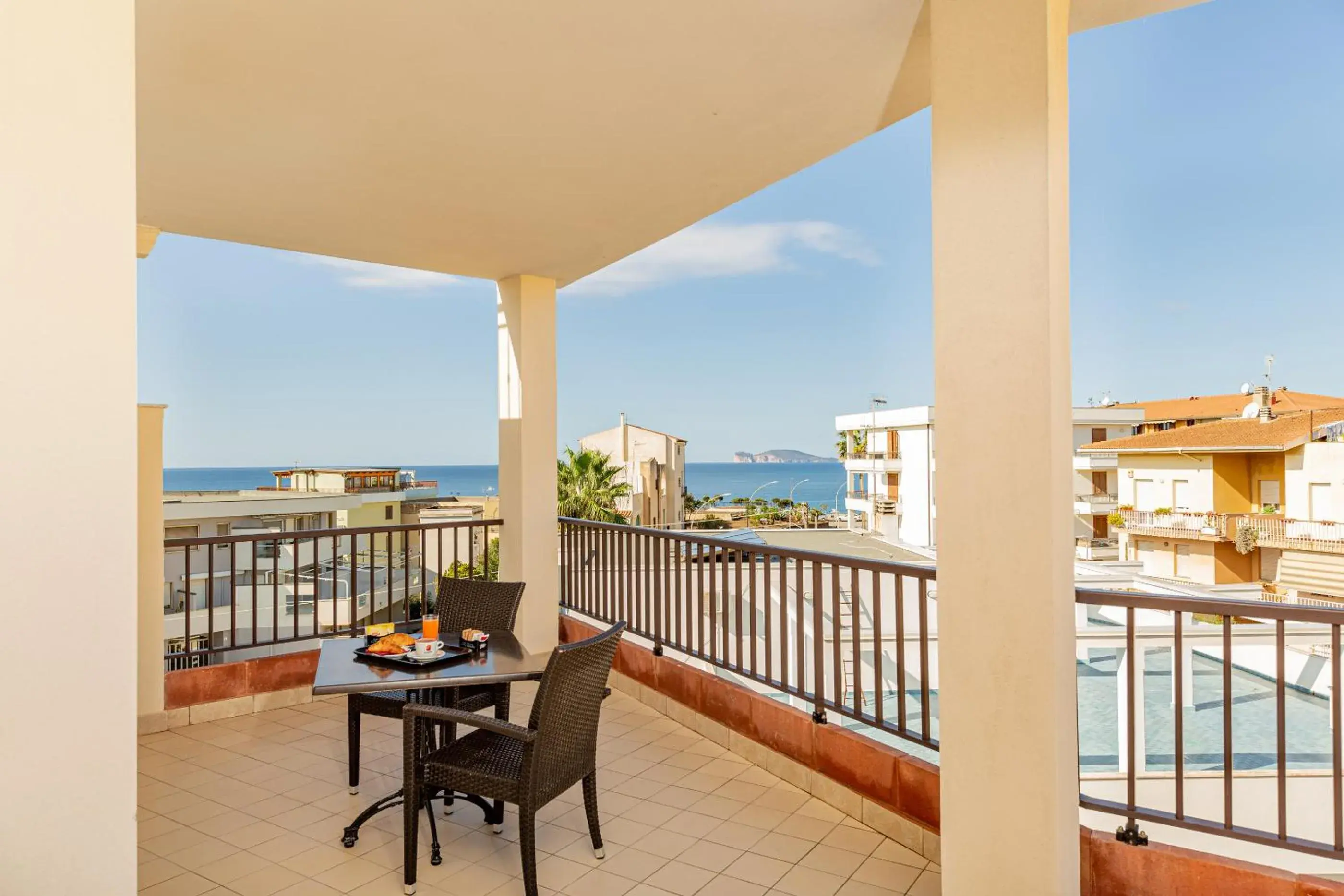 Balcony/Terrace in Hotel Villa Piras