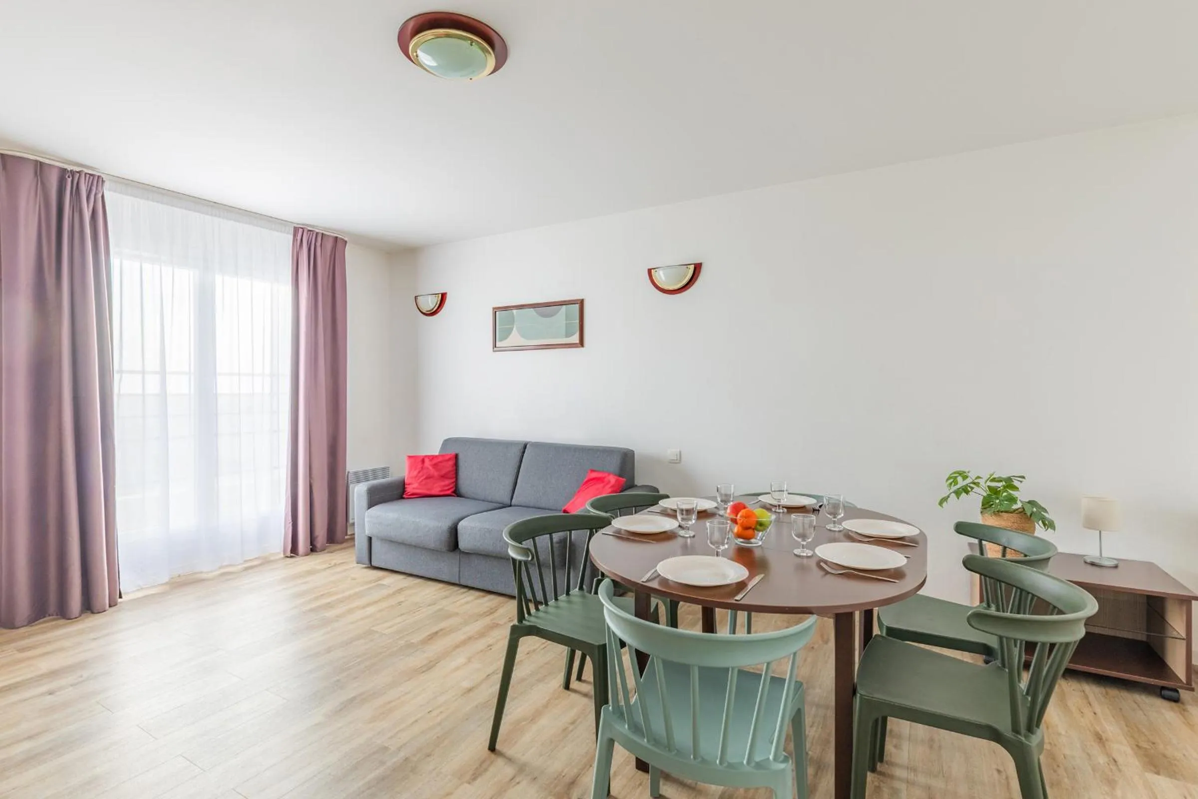 Living room in Appart'City Confort Brest