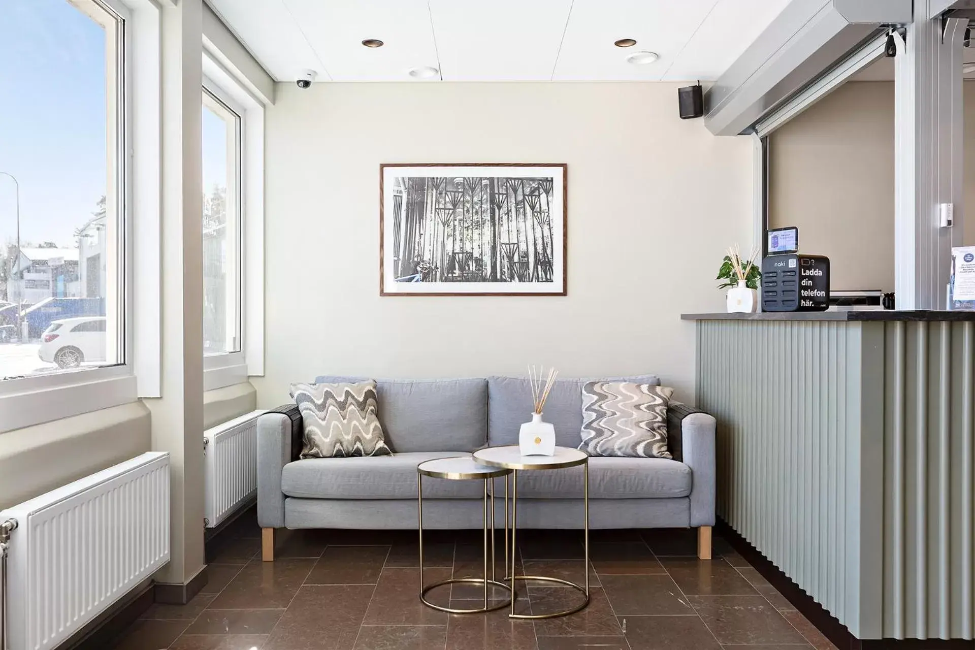 Decorative detail, Seating Area in Sure Hotel Studio by Best Western Bromma