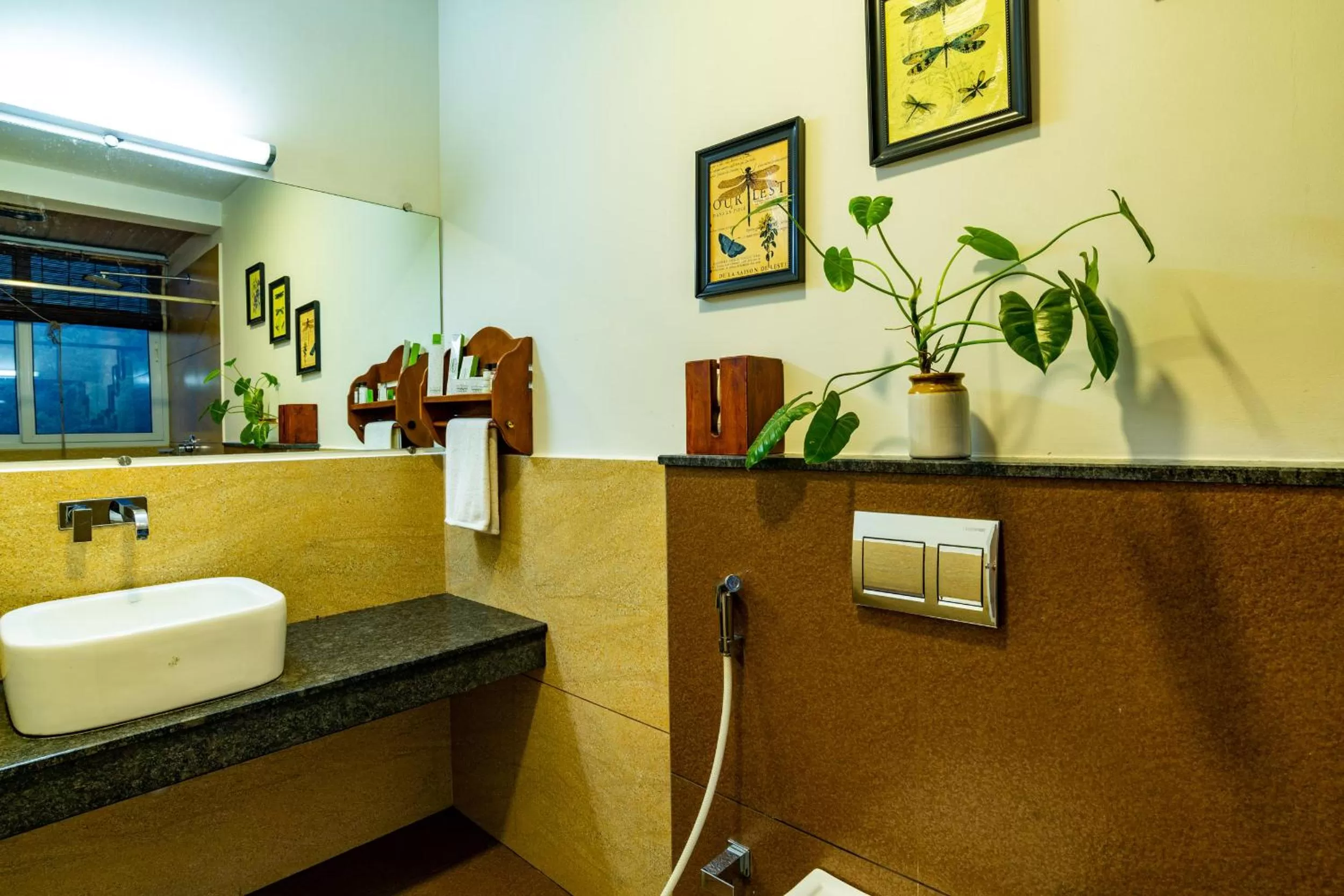 Shower in Tea Harvester