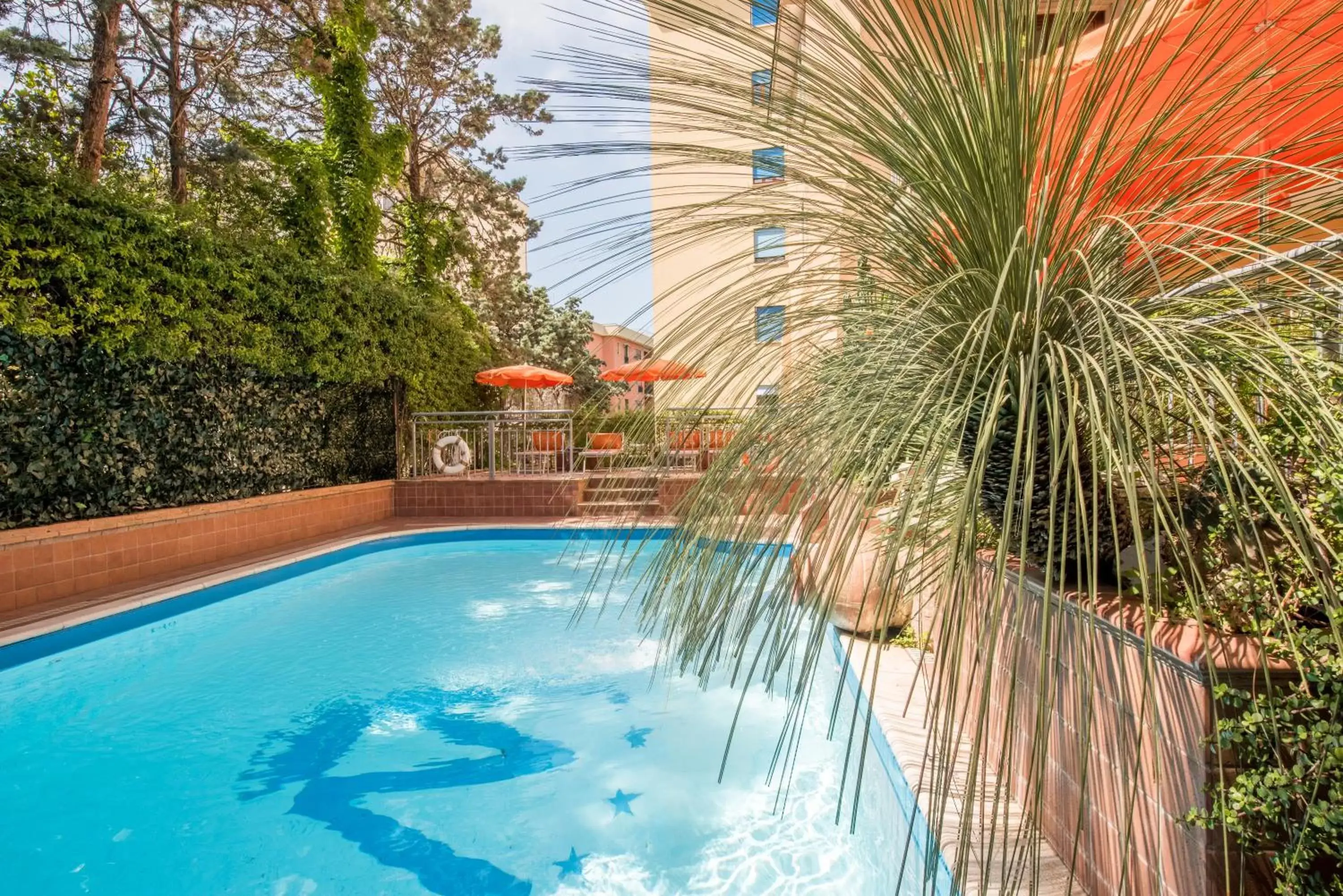 Pool view in Hotel Michelangelo