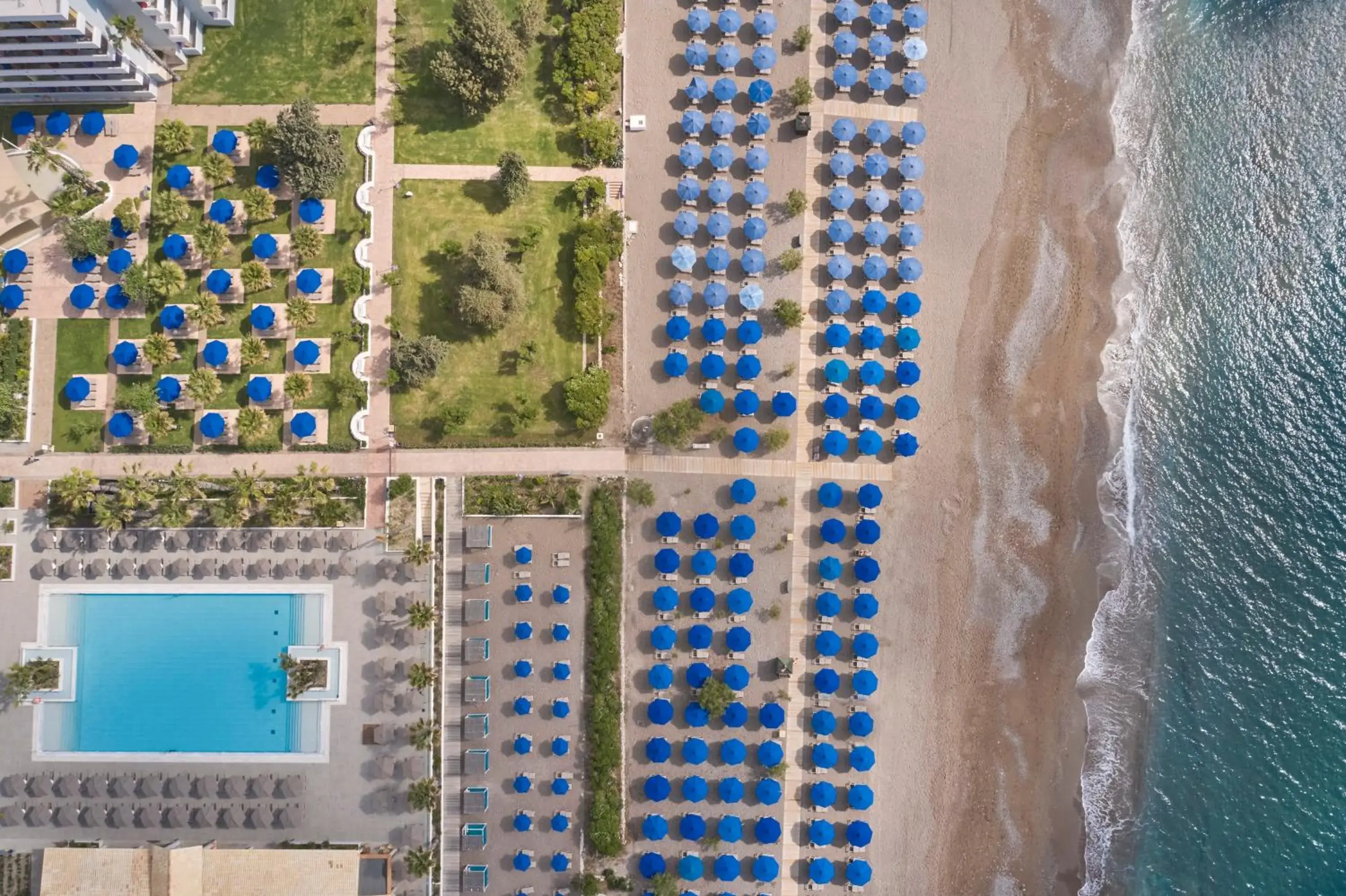 Bird's eye view, Pool View in Esperides Beach Resort