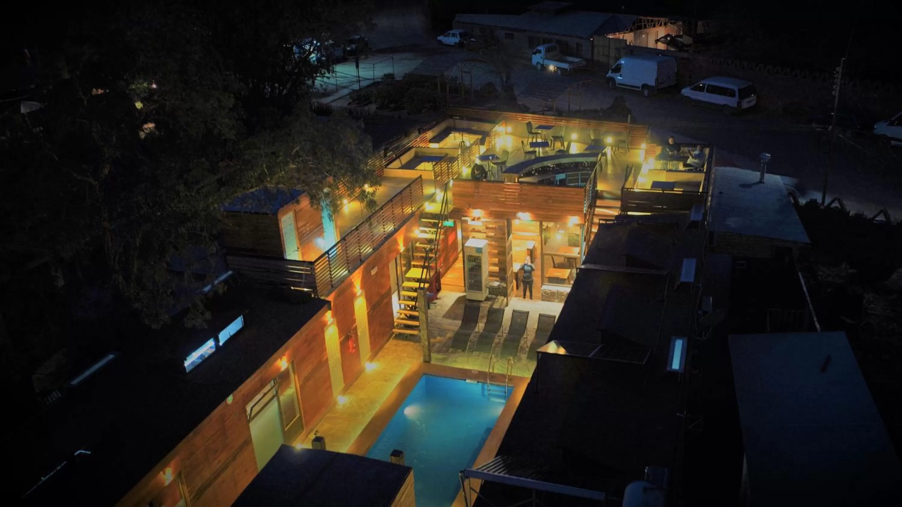 Bird's eye view, Pool View in Hotel Manada del Desierto