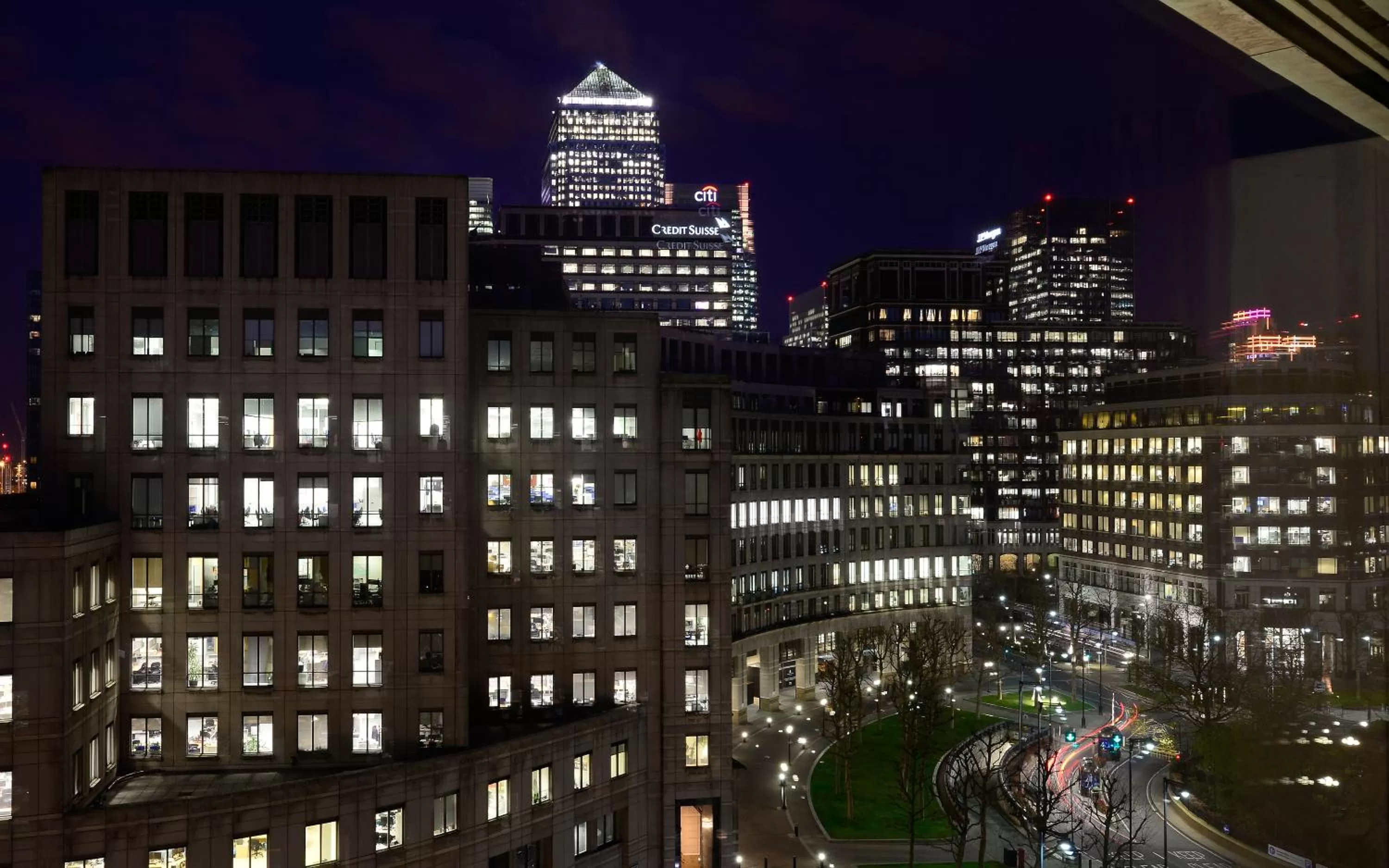 Night in Canary Riverside Plaza Hotel