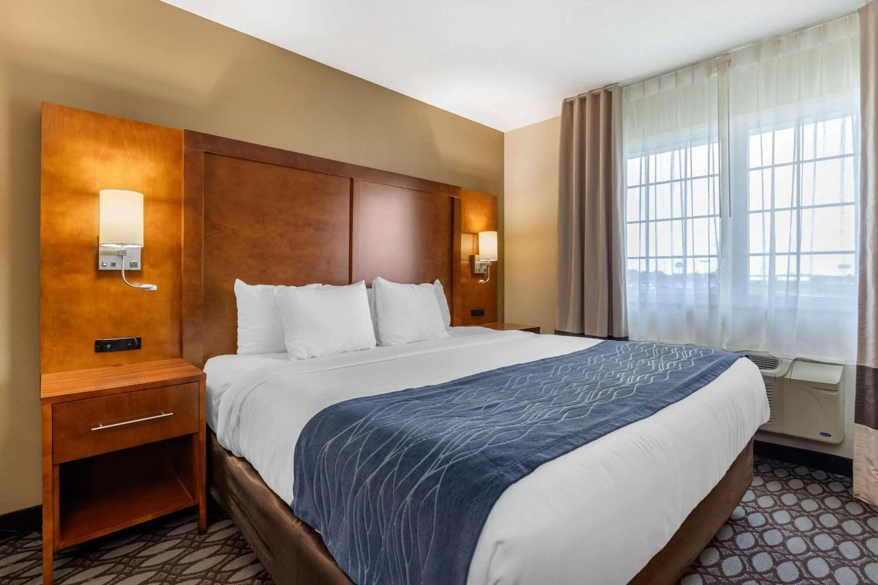 Photo of the whole room, Bed in Comfort Inn