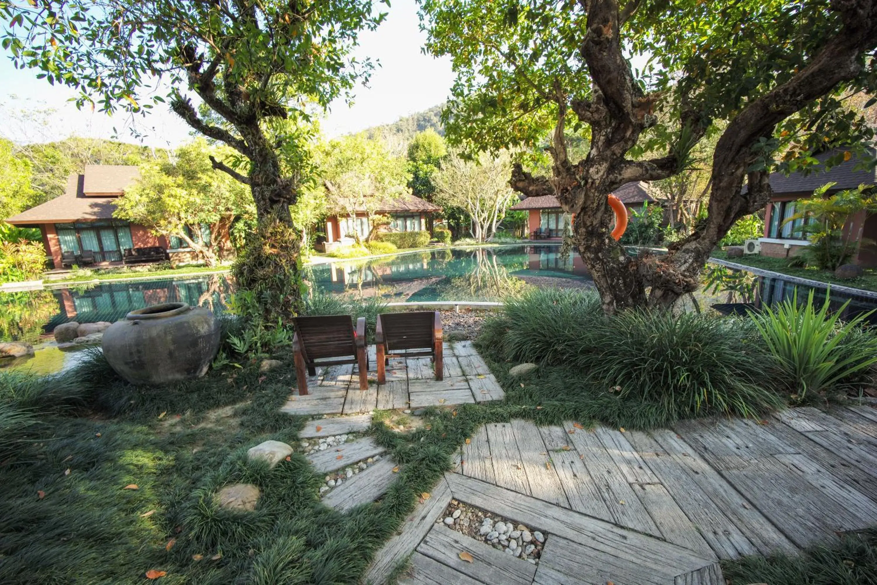 Garden in Sibsan Resort & Spa Maetaeng SHA