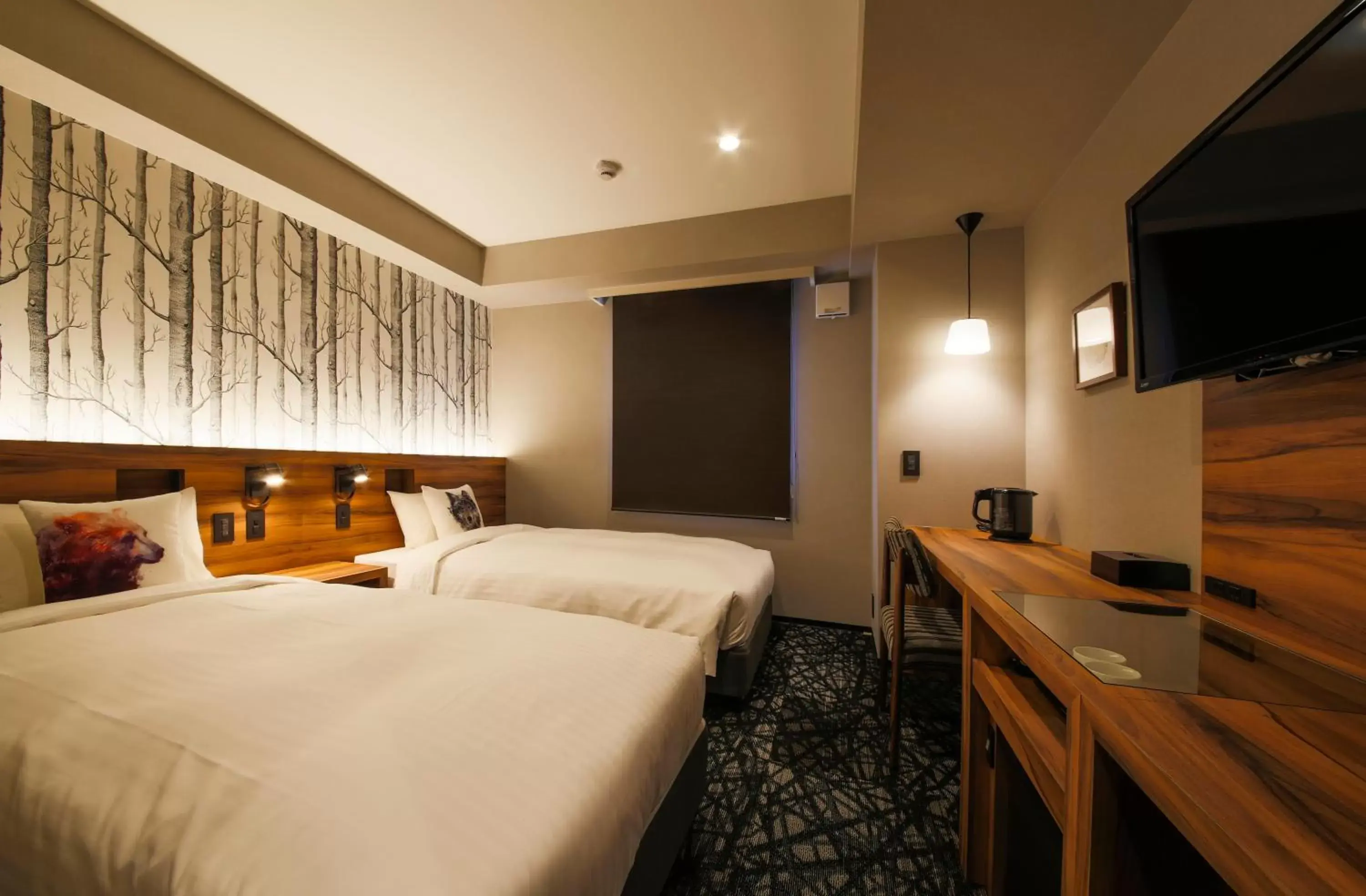 Photo of the whole room, Bed in Hotel Code Shinsaibashi