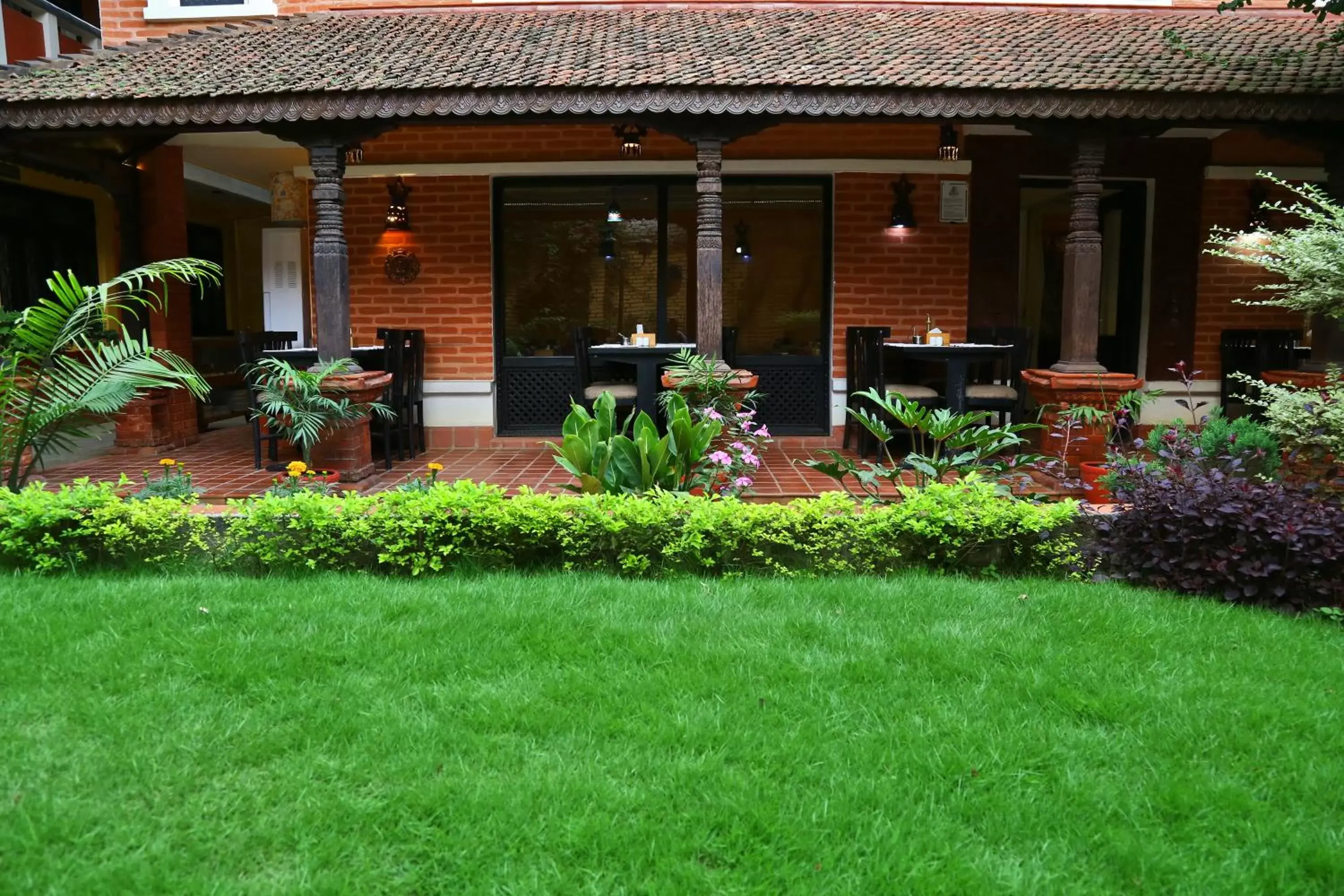 Garden in Taleju Boutique Hotel