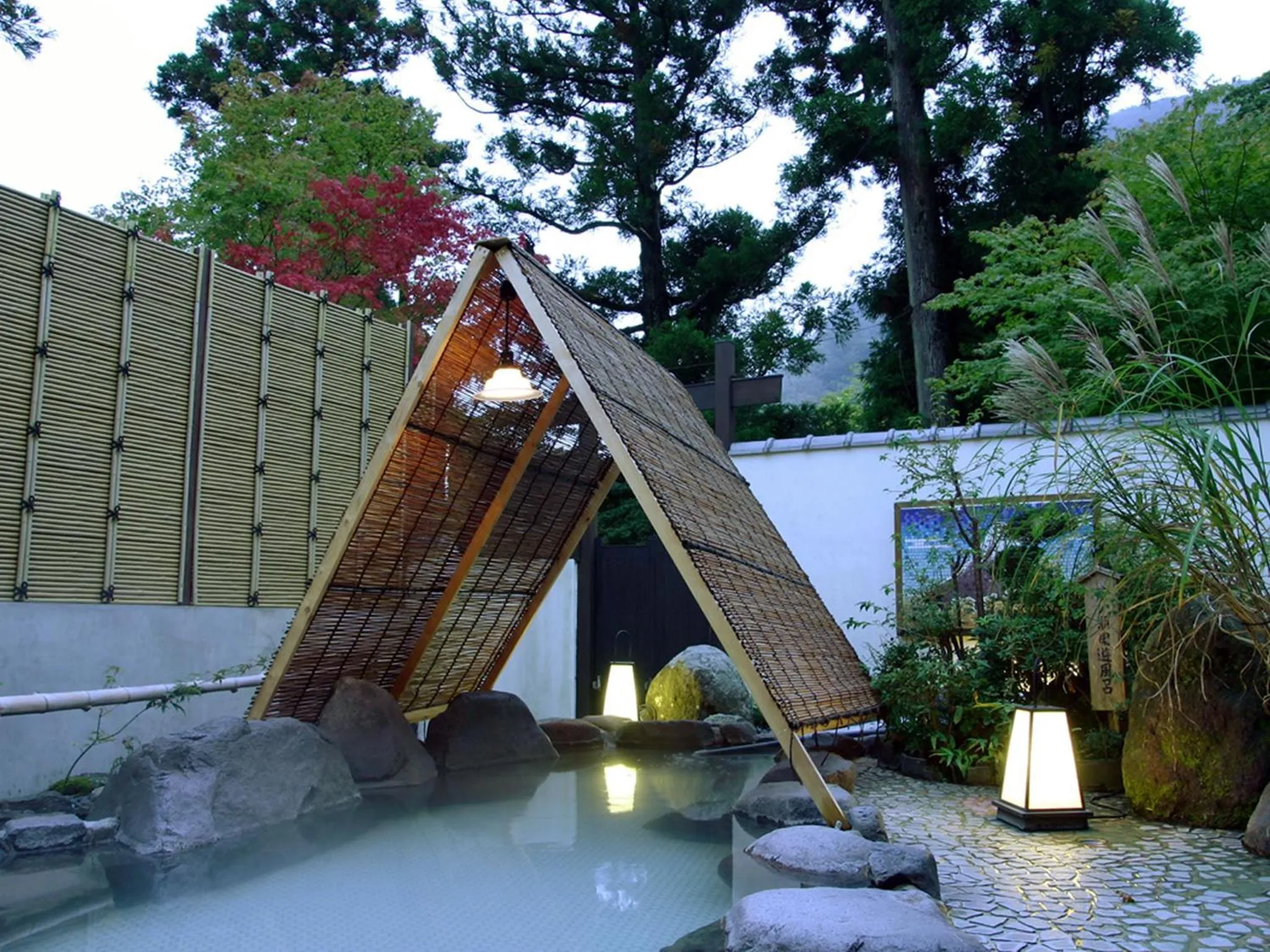 Hot Spring Bath in Kinokuniya Ryokan