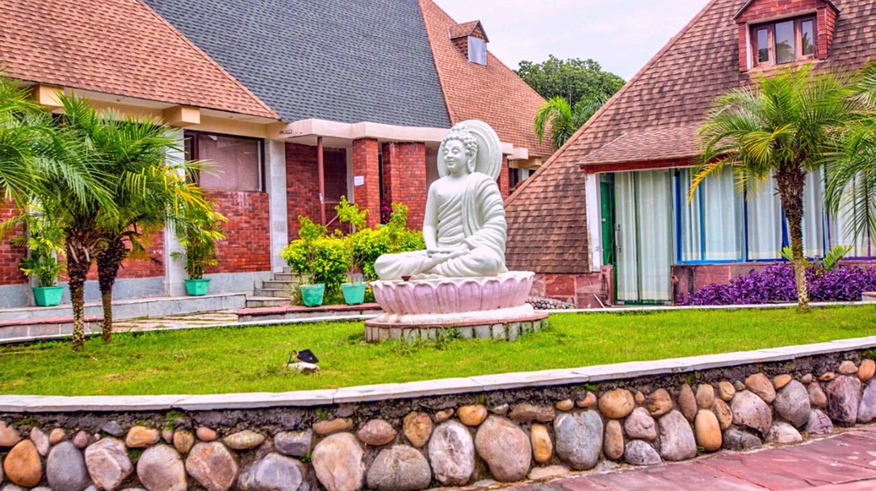 Property building in ShriGo Pyramid Home Divine - A Wellness Resort