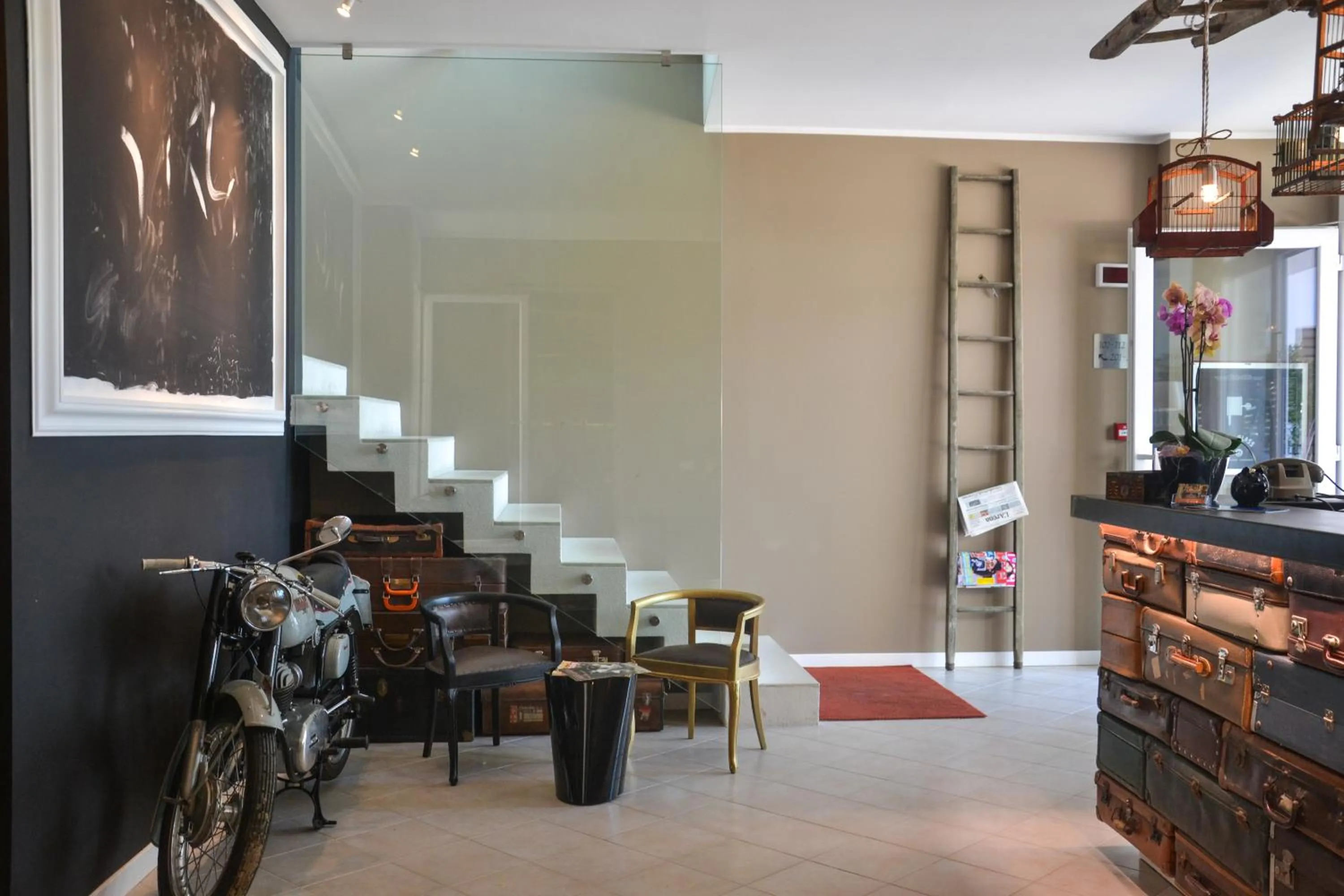 Lobby or reception in Hotel Maximilian