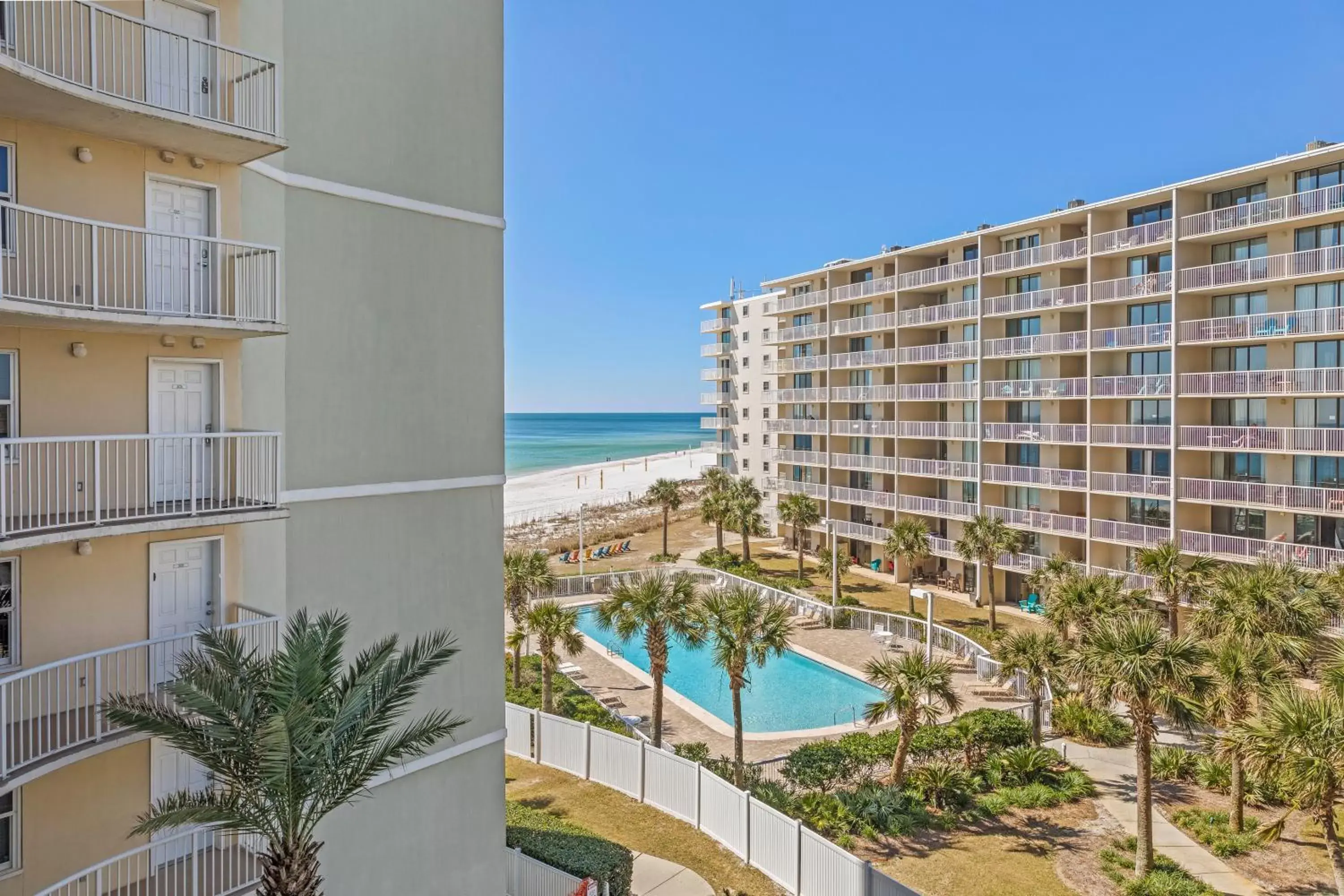 Pool View in Tradewinds Unit 406