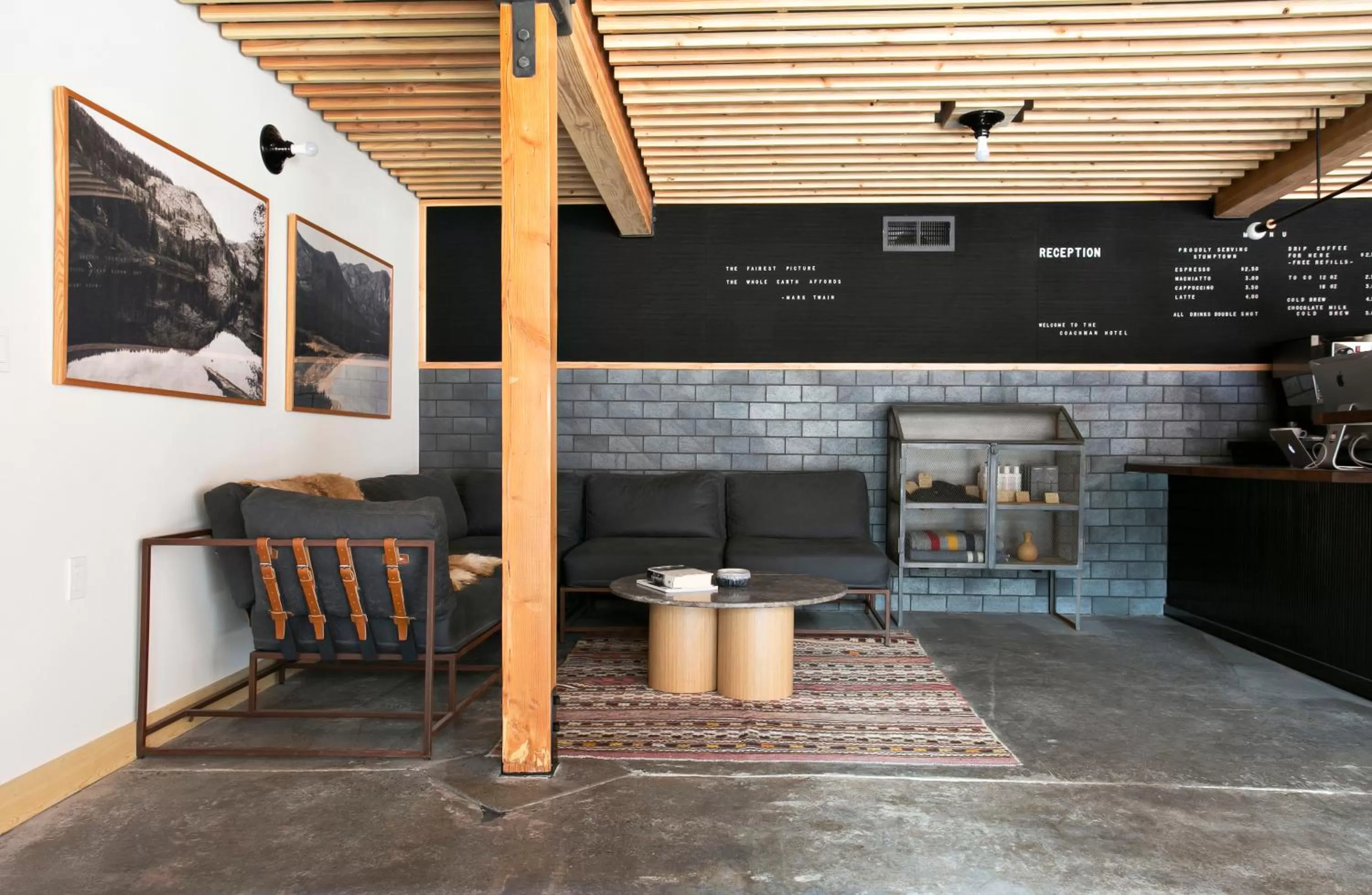 Lobby or reception in The Coachman Hotel