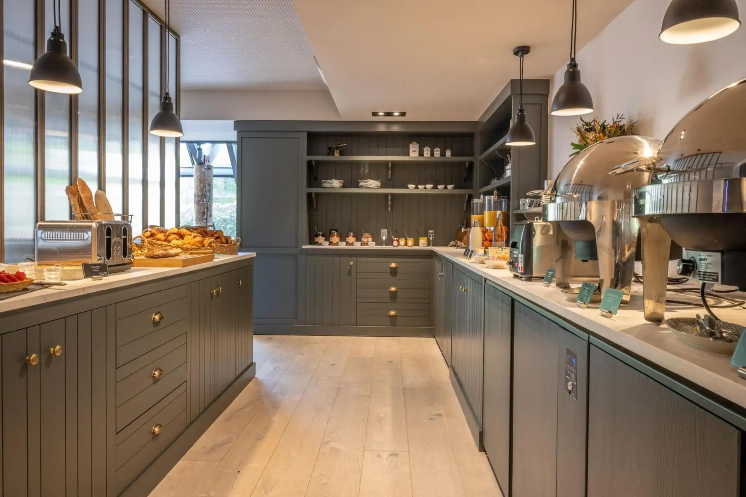 Food and drinks, Kitchen/Kitchenette in Hôtel Saint Nicolas