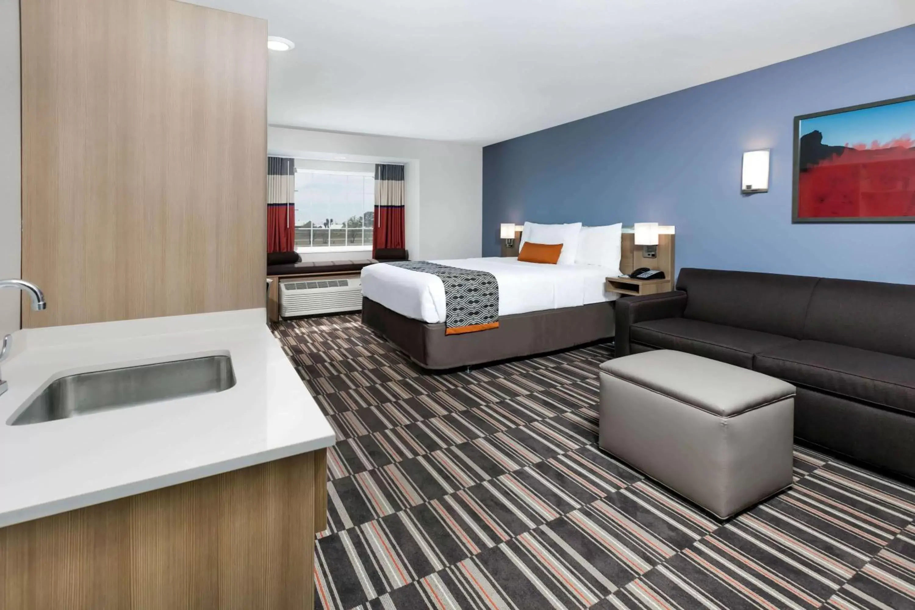 Photo of the whole room in Microtel Inn and Suites by Wyndham Monahans