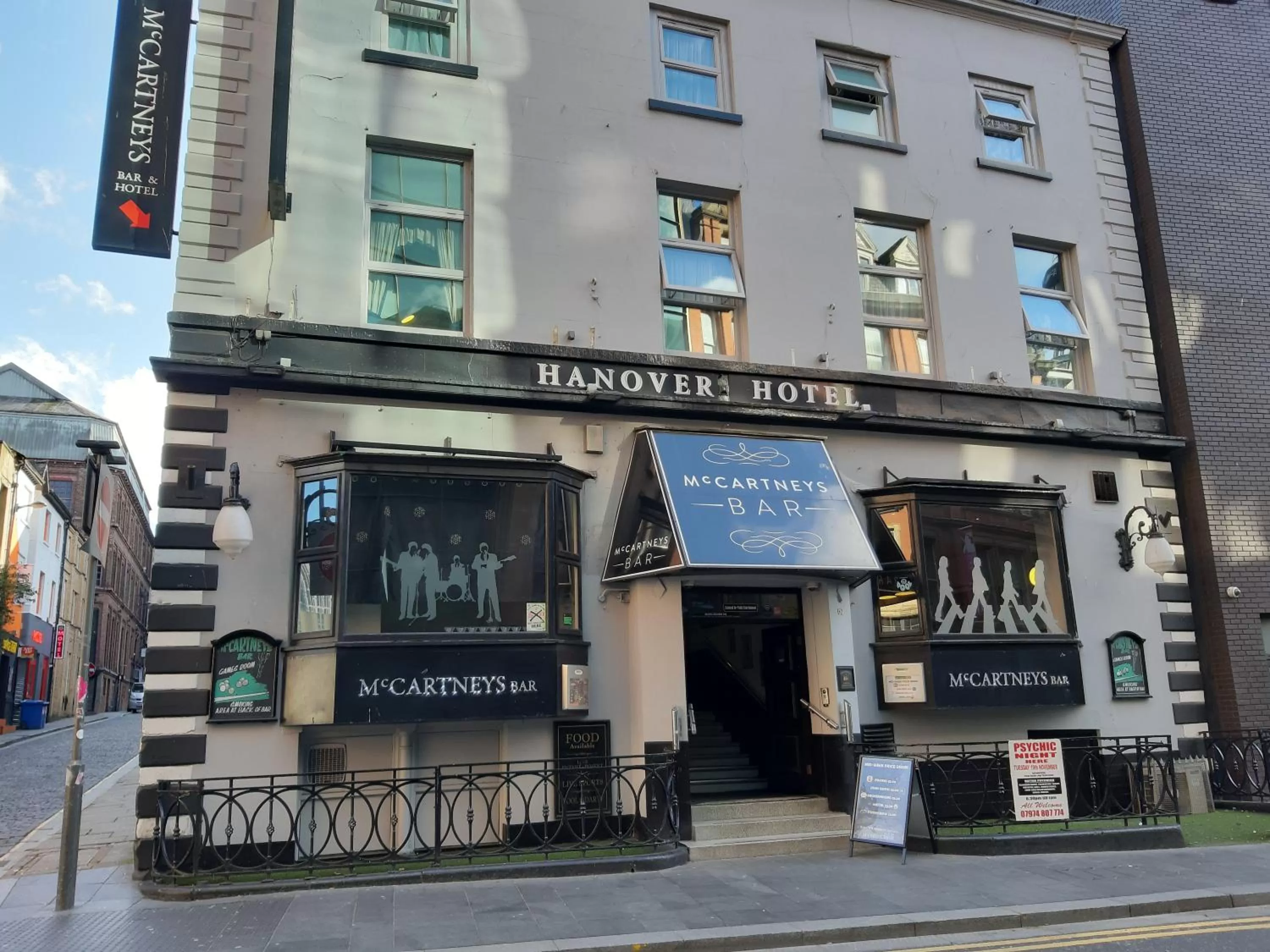 Property building in Hanover Hotel & McCartney's Bar