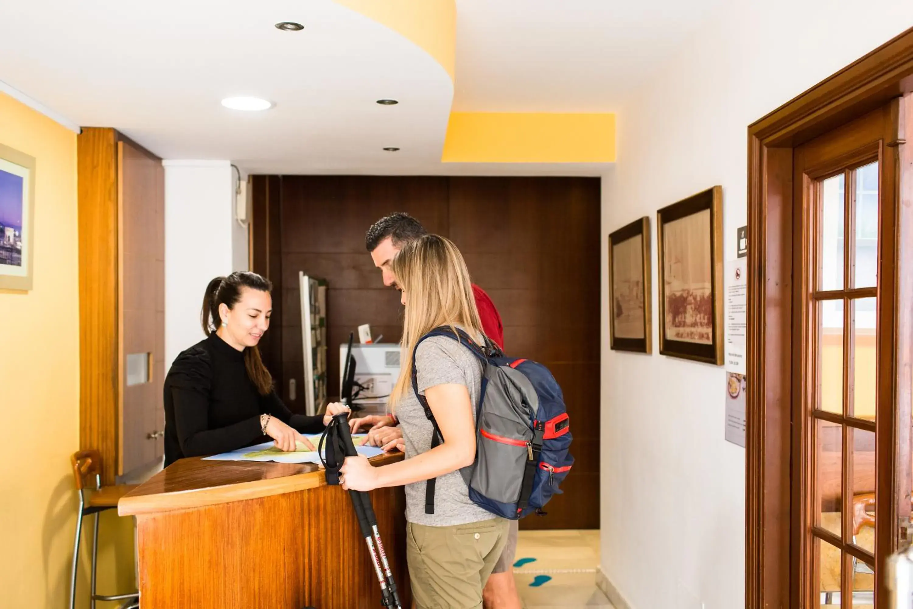 Lobby or reception in Sagitario Hostal Ciutadella Lobby or reception in Sagitario Hostal Ciutadella